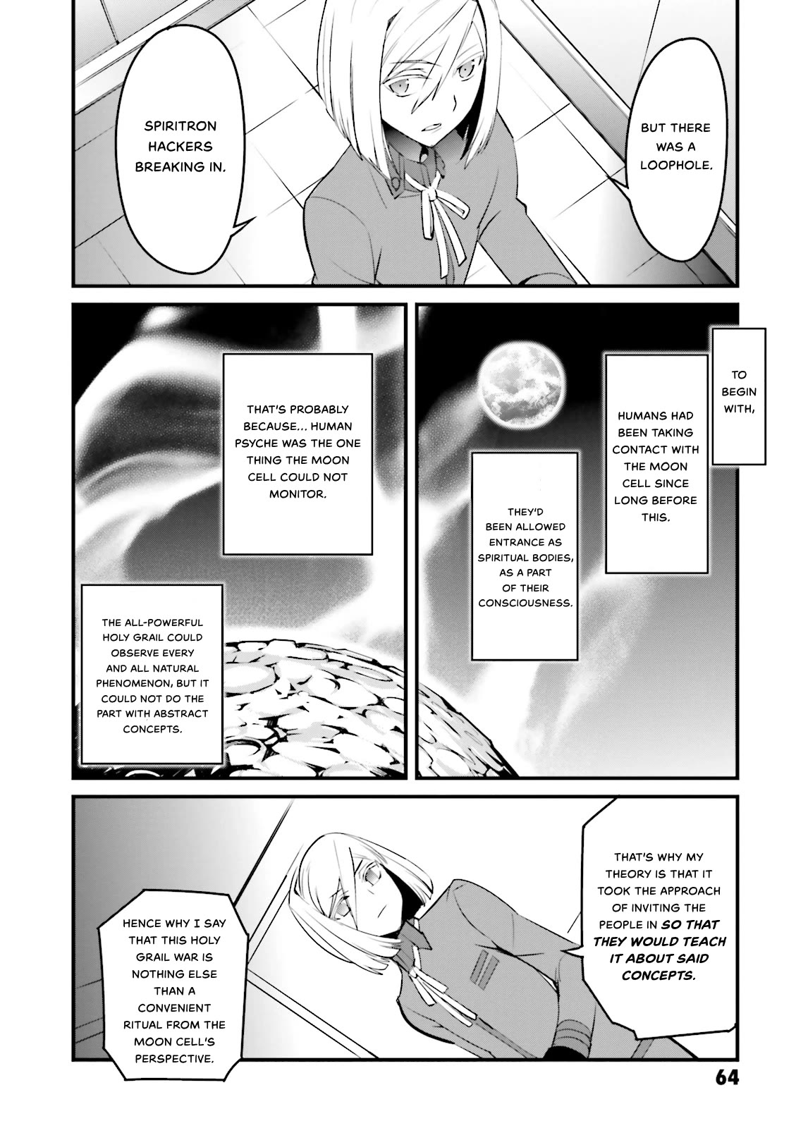 Fate/Extra Chapter 34 page 6 - Chapter 34: Seventh Heaven Art Graph