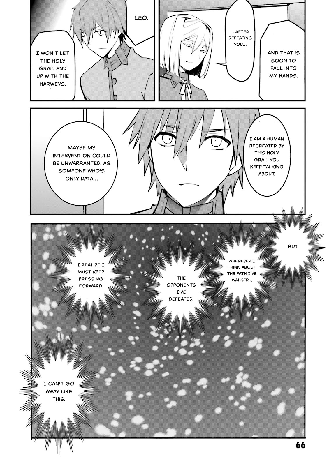 Fate/Extra Chapter 34 page 8 - Chapter 34: Seventh Heaven Art Graph