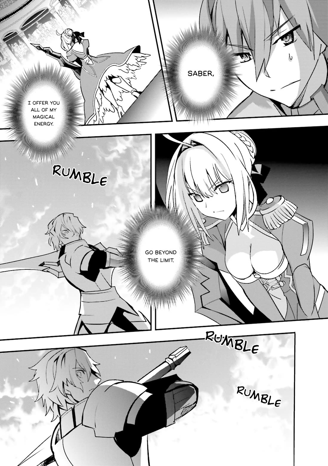 Fate/Extra Chapter 35 page 15 - Chapter 35: Qualification of a King