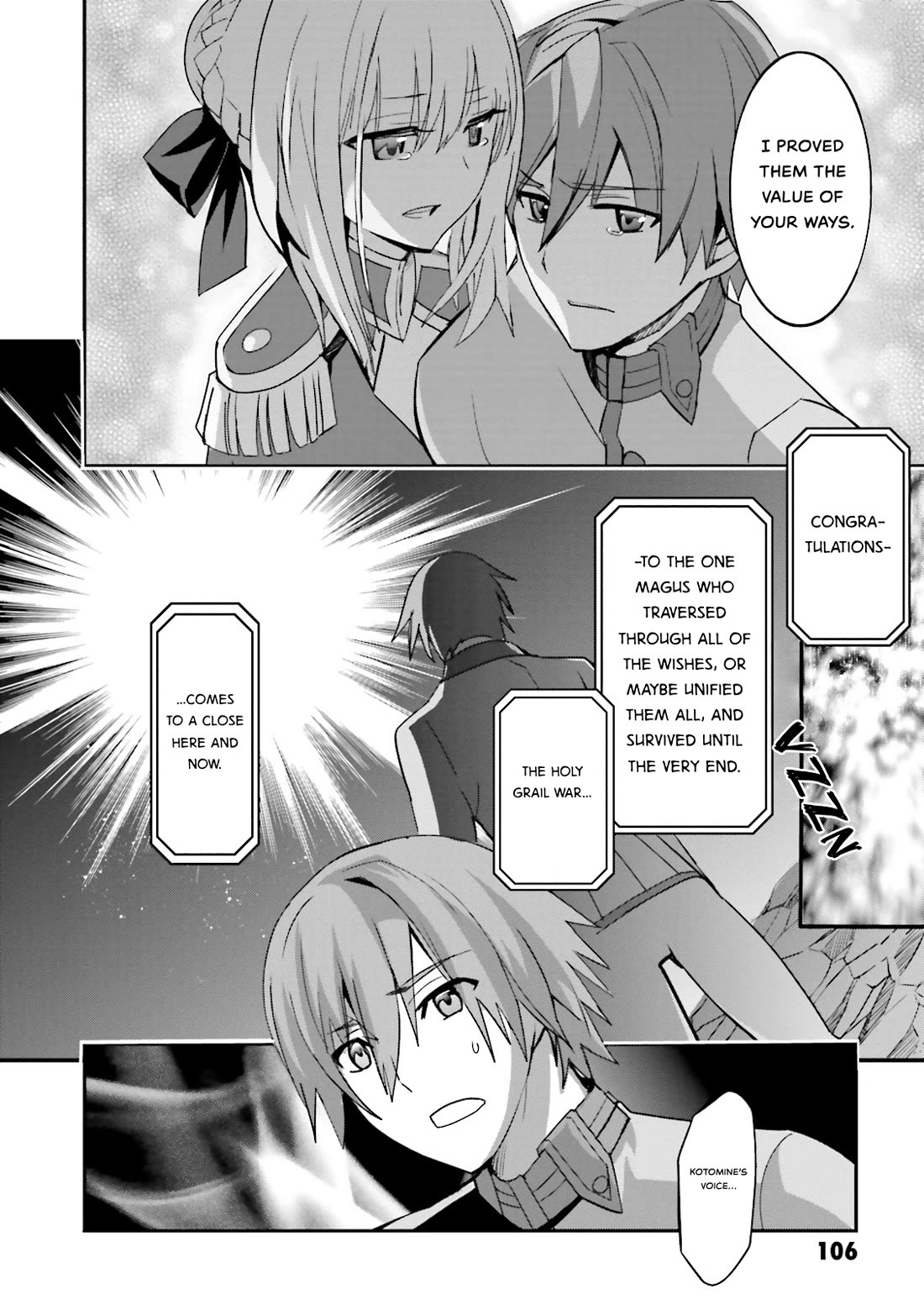 Fate/Extra Chapter 35 page 23 - Chapter 35: Qualification of a King