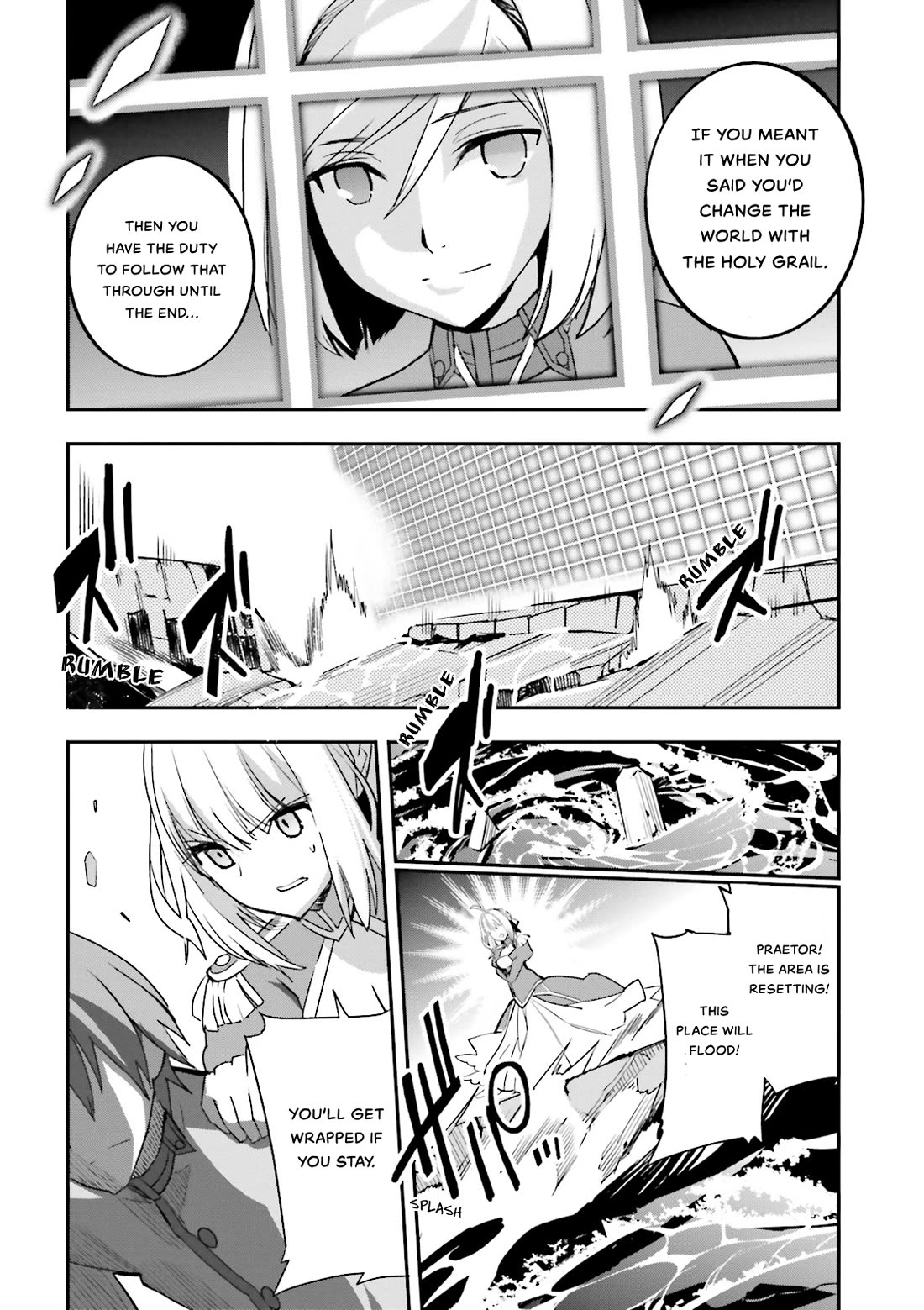 Fate/Extra Chapter 35 page 28 - Chapter 35: Qualification of a King
