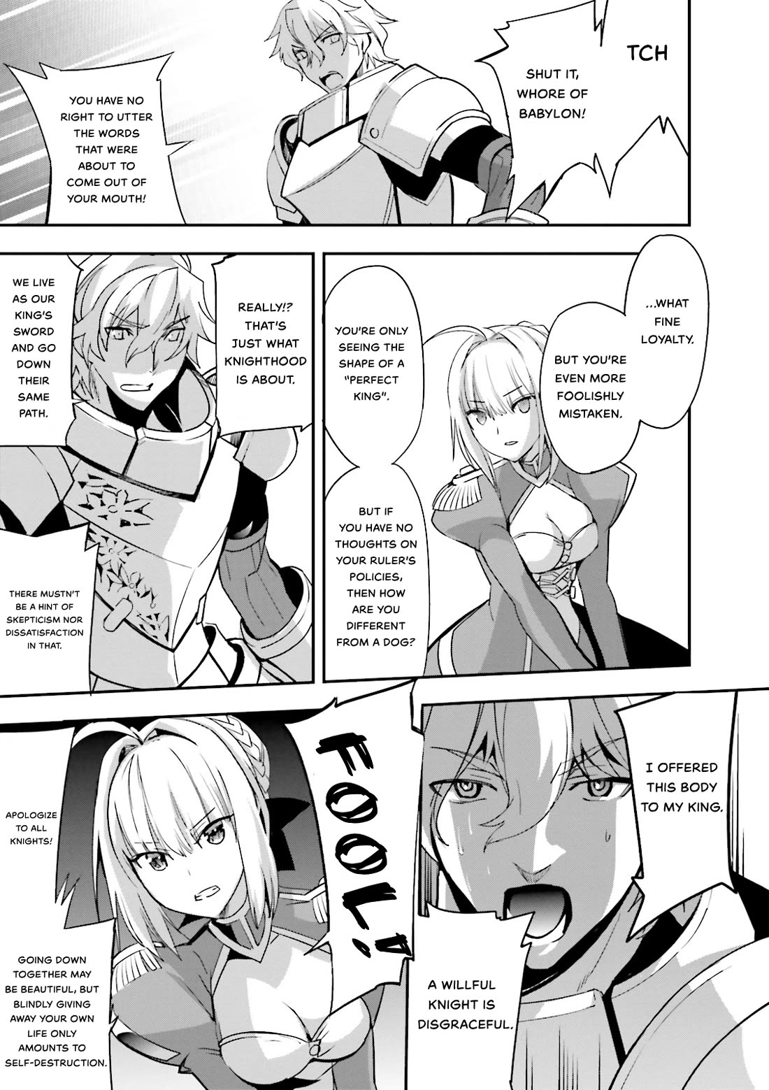 Fate/Extra Chapter 35 page 5 - Chapter 35: Qualification of a King