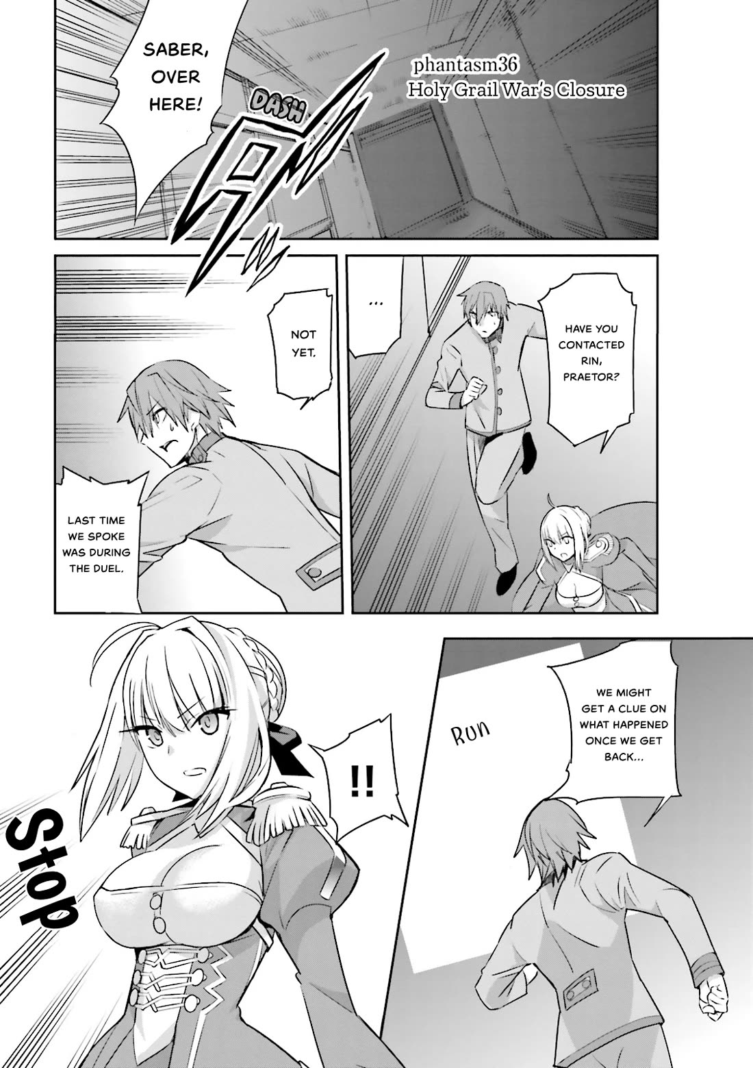 Fate/Extra Chapter 36 page 1 - Chapter 36: Holy Grail War's Closure