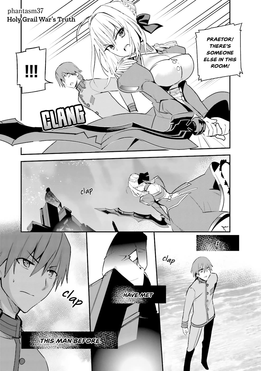 Fate/Extra Chapter 37 page 1 - Chapter 37: Holy Grail War's Truth