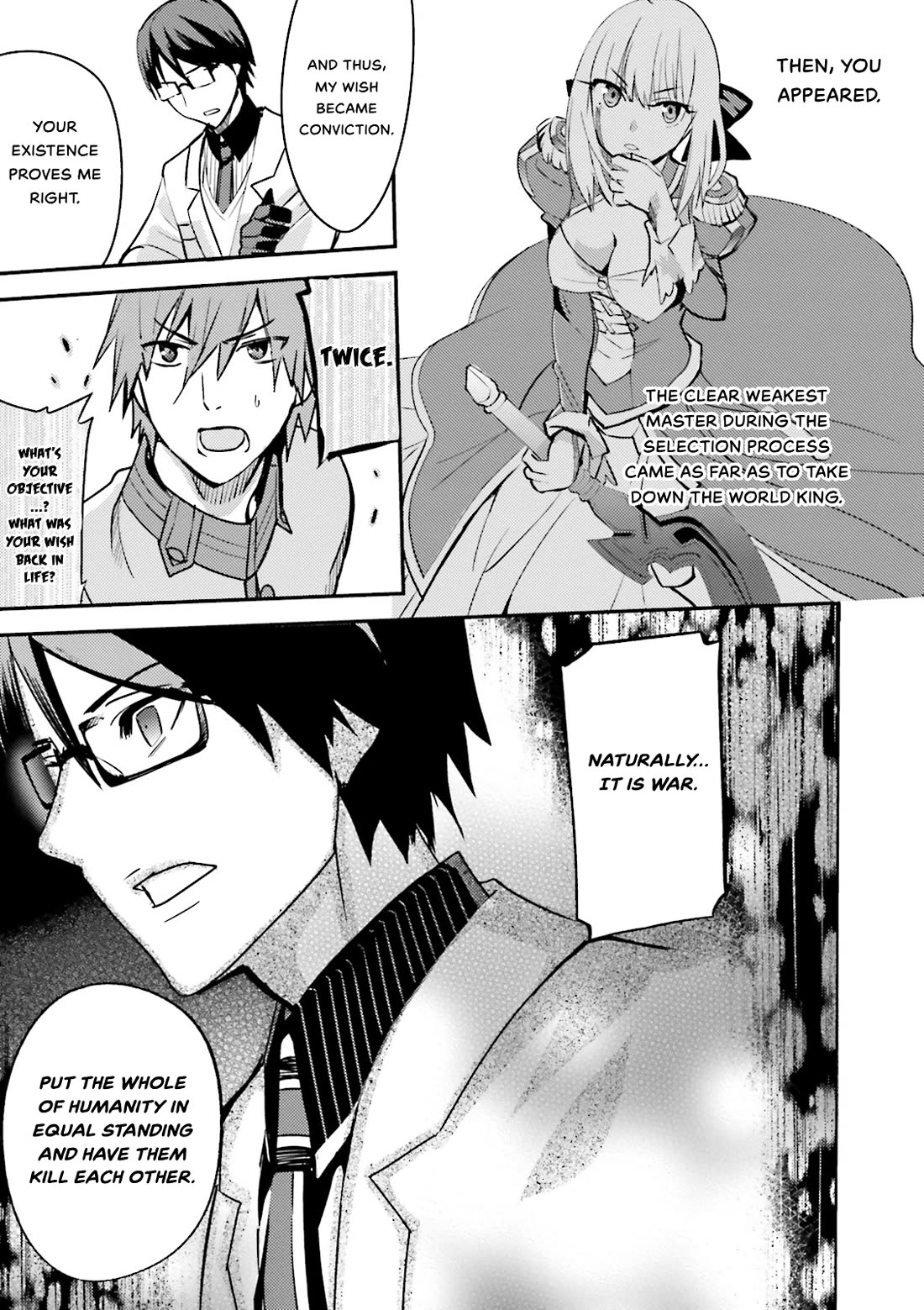 Fate/Extra Chapter 37 page 21 - Chapter 37: Holy Grail War's Truth
