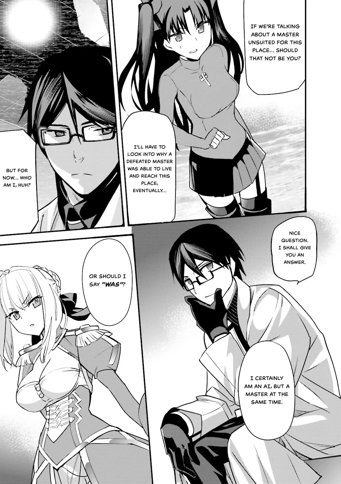 Fate/Extra Chapter 37 page 5 - Chapter 37: Holy Grail War's Truth