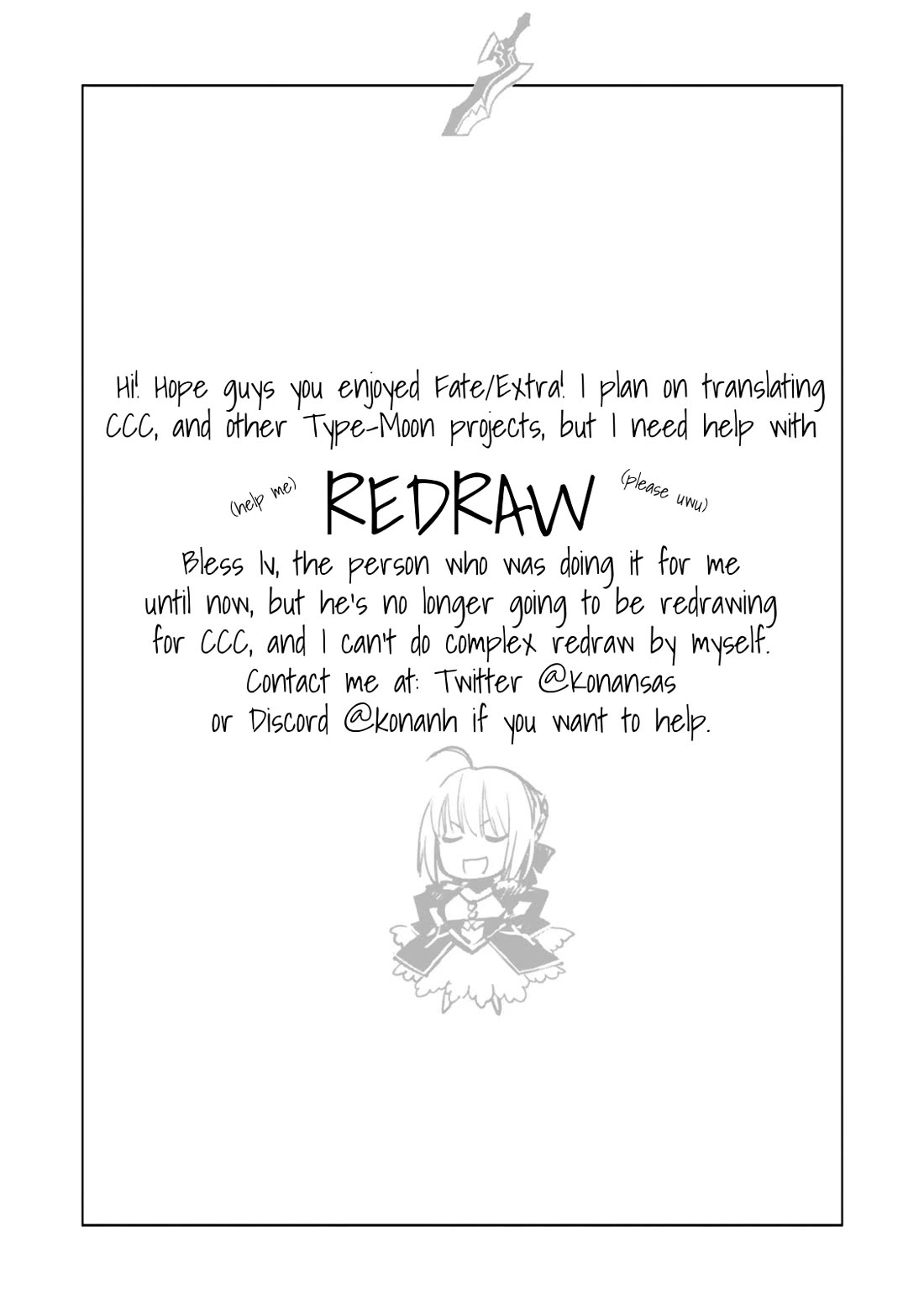 Fate/Extra Chapter 38.5 page 8 - Chapter 38.5: EXTRA-STAGE