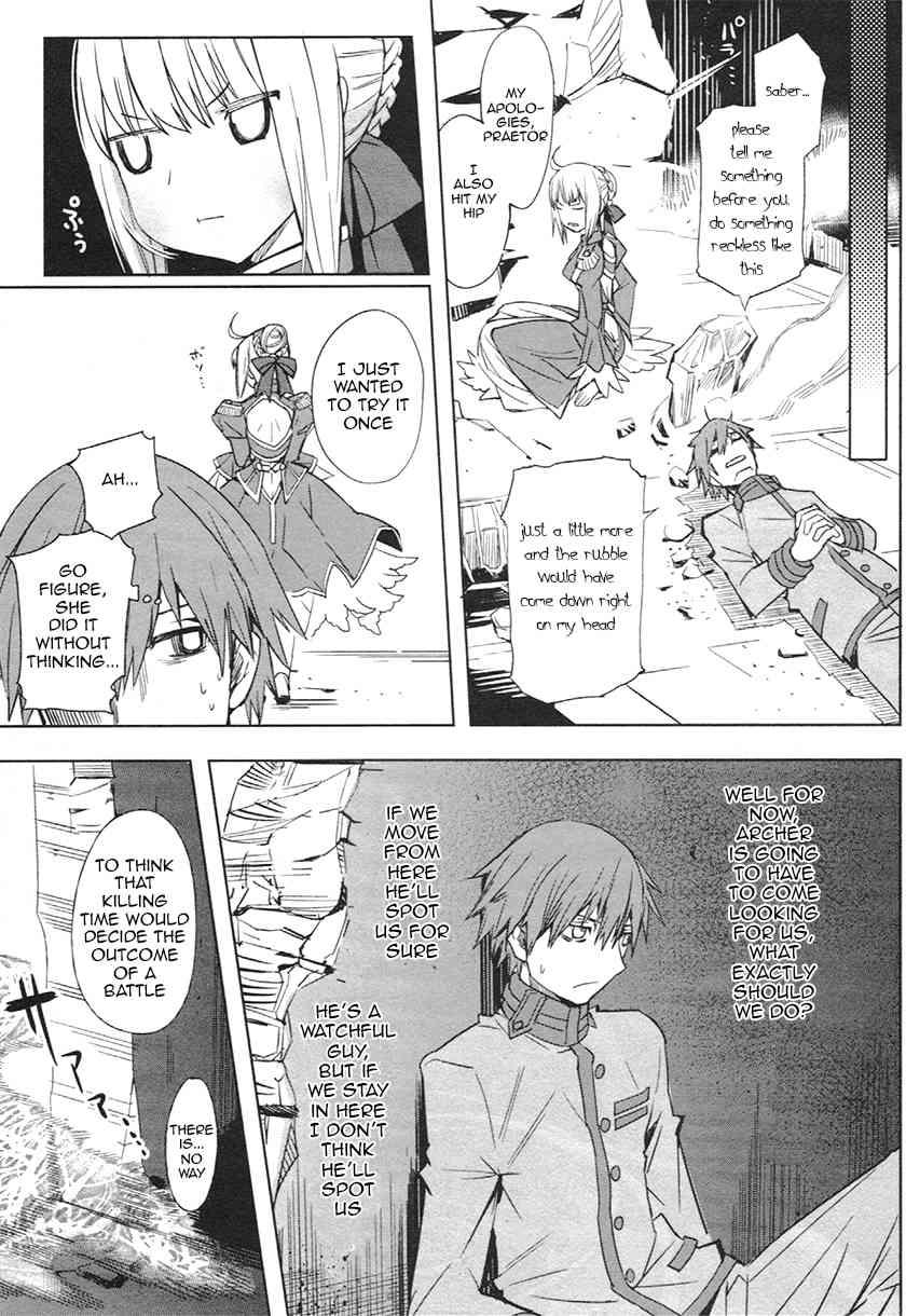 Fate/Extra Chapter 7 page 12 - Chapter 7: A Hunter's Fight