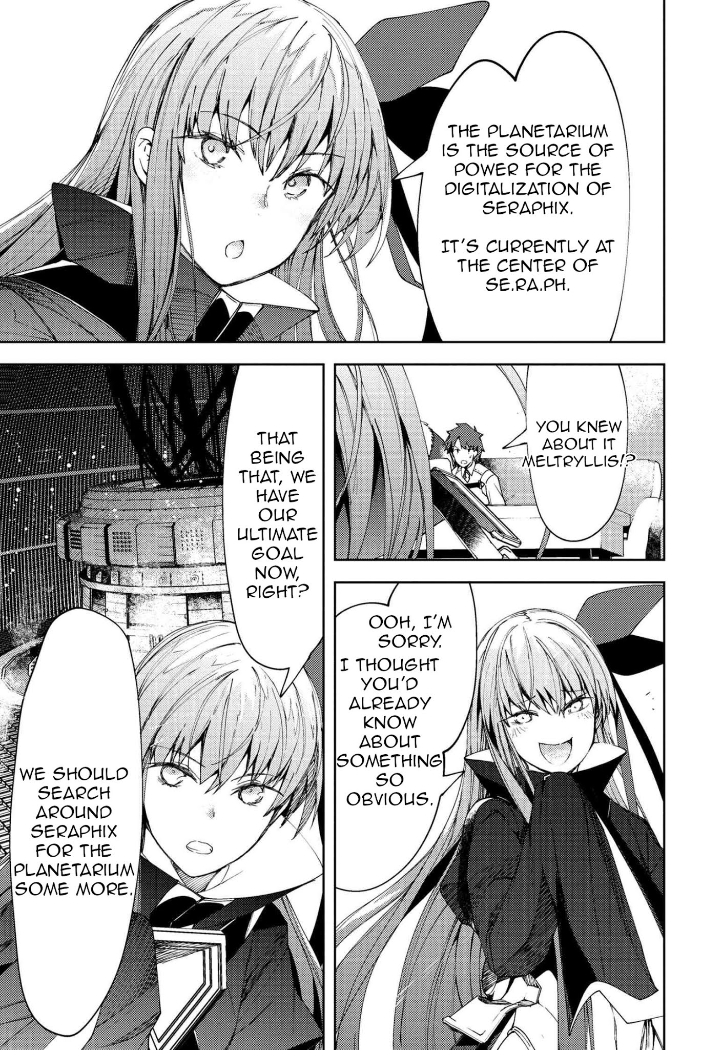 Fate/Grand Order: Epic of Remnant - Deep Sea Cyber-Paradise SE.RA.PH Chapter 10.3 page 18 - Chapter 10.3: The False-Stepped Coppélia III - 3