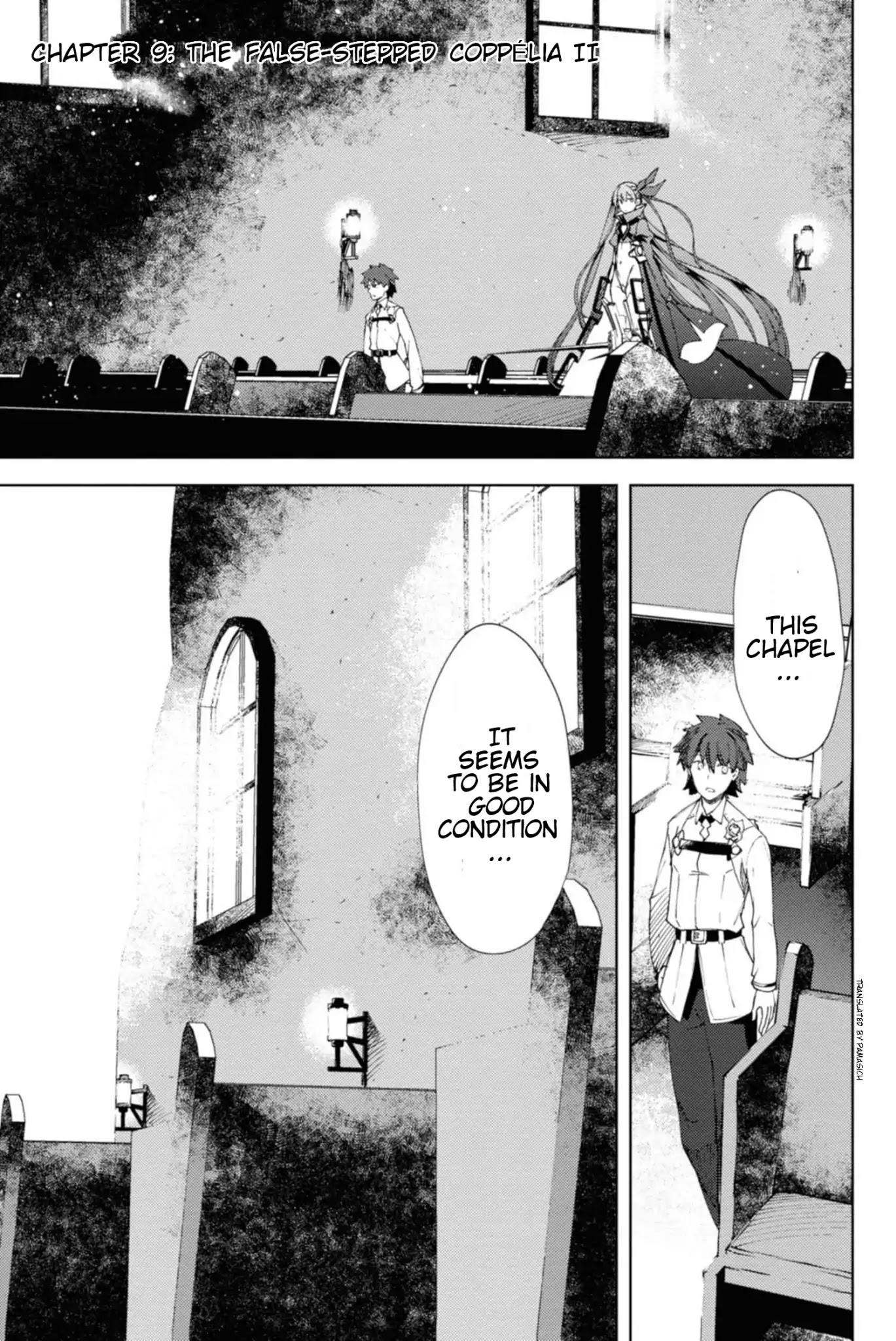 Fate/Grand Order: Epic of Remnant - Deep Sea Cyber-Paradise SE.RA.PH Chapter 9.1 page 1 - Chapter 9.1: The False-Stepped Coppélia II - 1