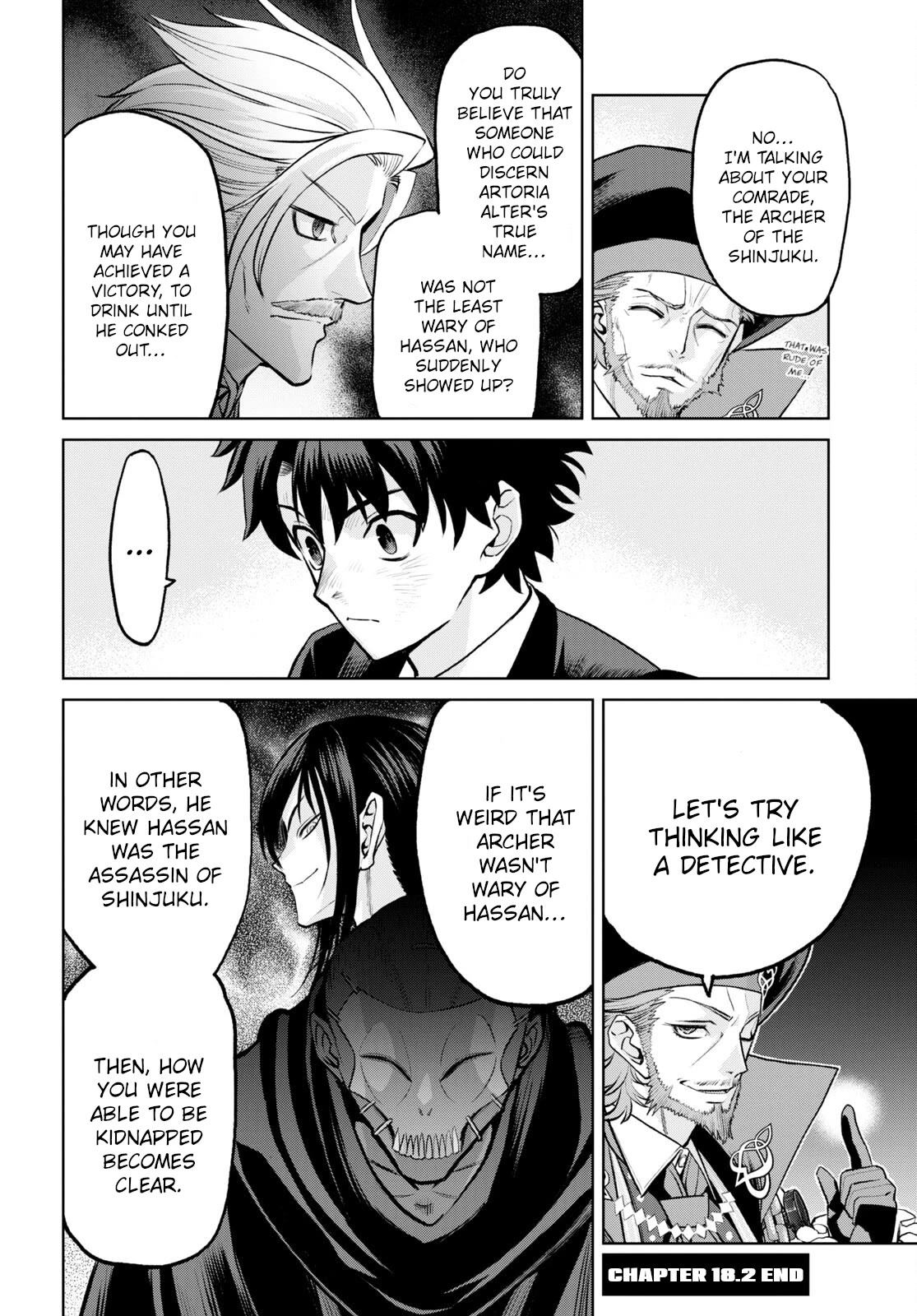 Fate/Grand Order: Epic of Remnant - Pseudo-Singularity I: Quarantined Territory of Malice, Shinjuku - Shinjuku Phantom Incident Chapter 18.2 page 12 - Chapter 18.2
