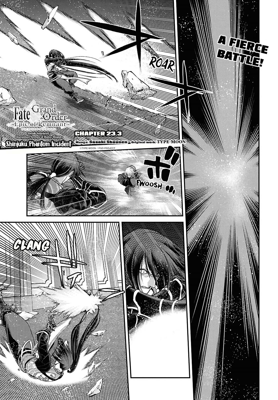 Fate/Grand Order: Epic of Remnant - Pseudo-Singularity I: Quarantined Territory of Malice, Shinjuku - Shinjuku Phantom Incident Chapter 23.3 page 1 - Chapter 23.3