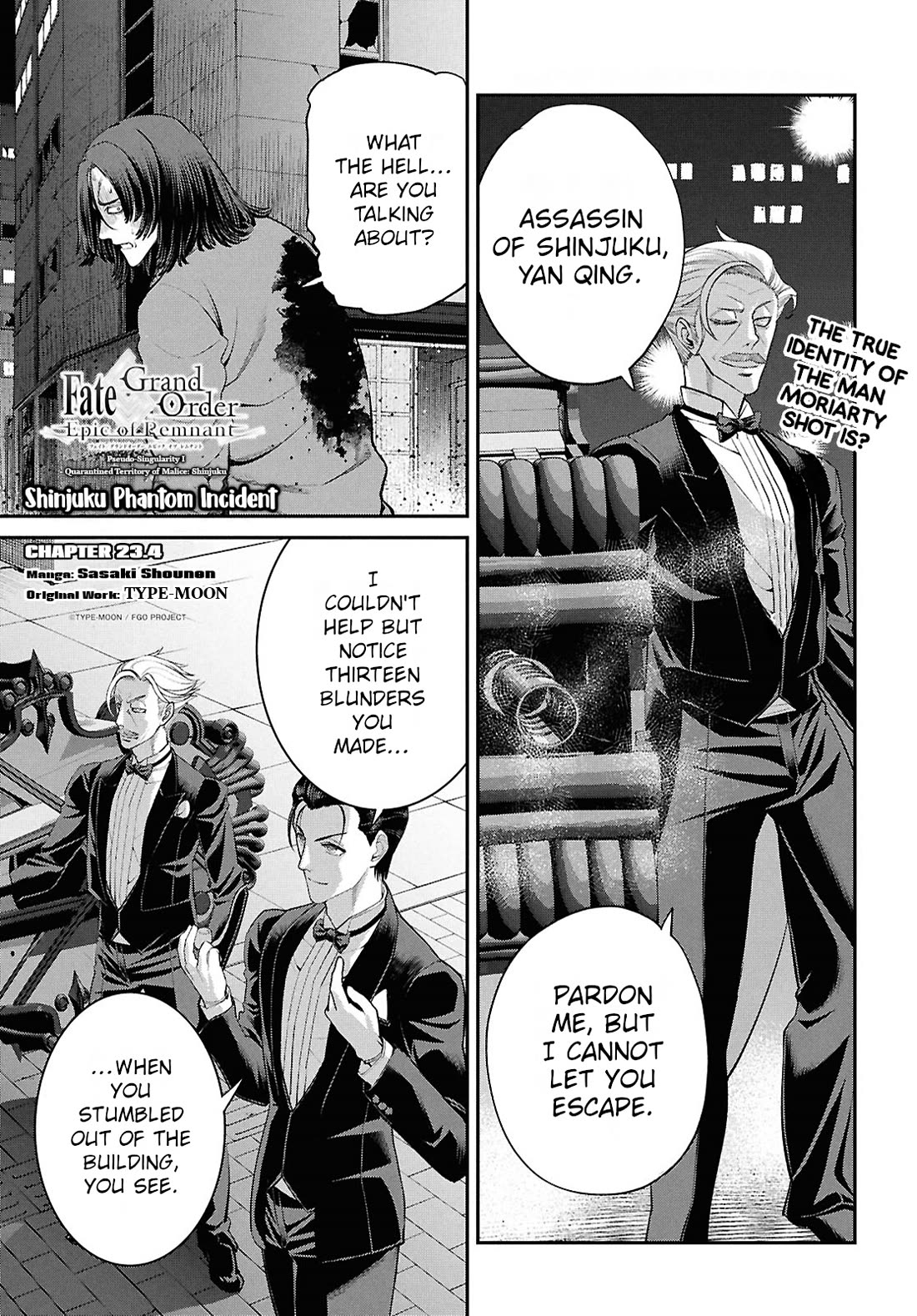 Fate/Grand Order: Epic of Remnant - Pseudo-Singularity I: Quarantined Territory of Malice, Shinjuku - Shinjuku Phantom Incident Chapter 23.4 page 1 - Chapter 23.4