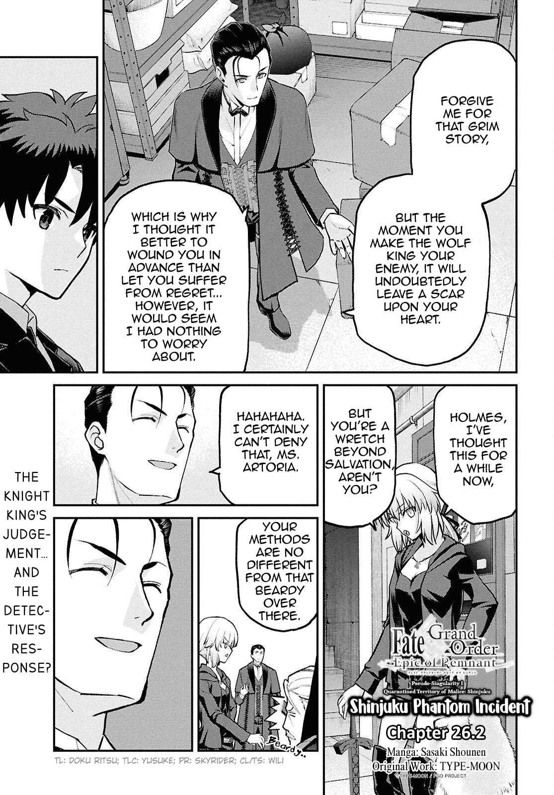 Fate/Grand Order: Epic of Remnant - Pseudo-Singularity I: Quarantined Territory of Malice, Shinjuku - Shinjuku Phantom Incident Chapter 26 page 14 - Chapter 26