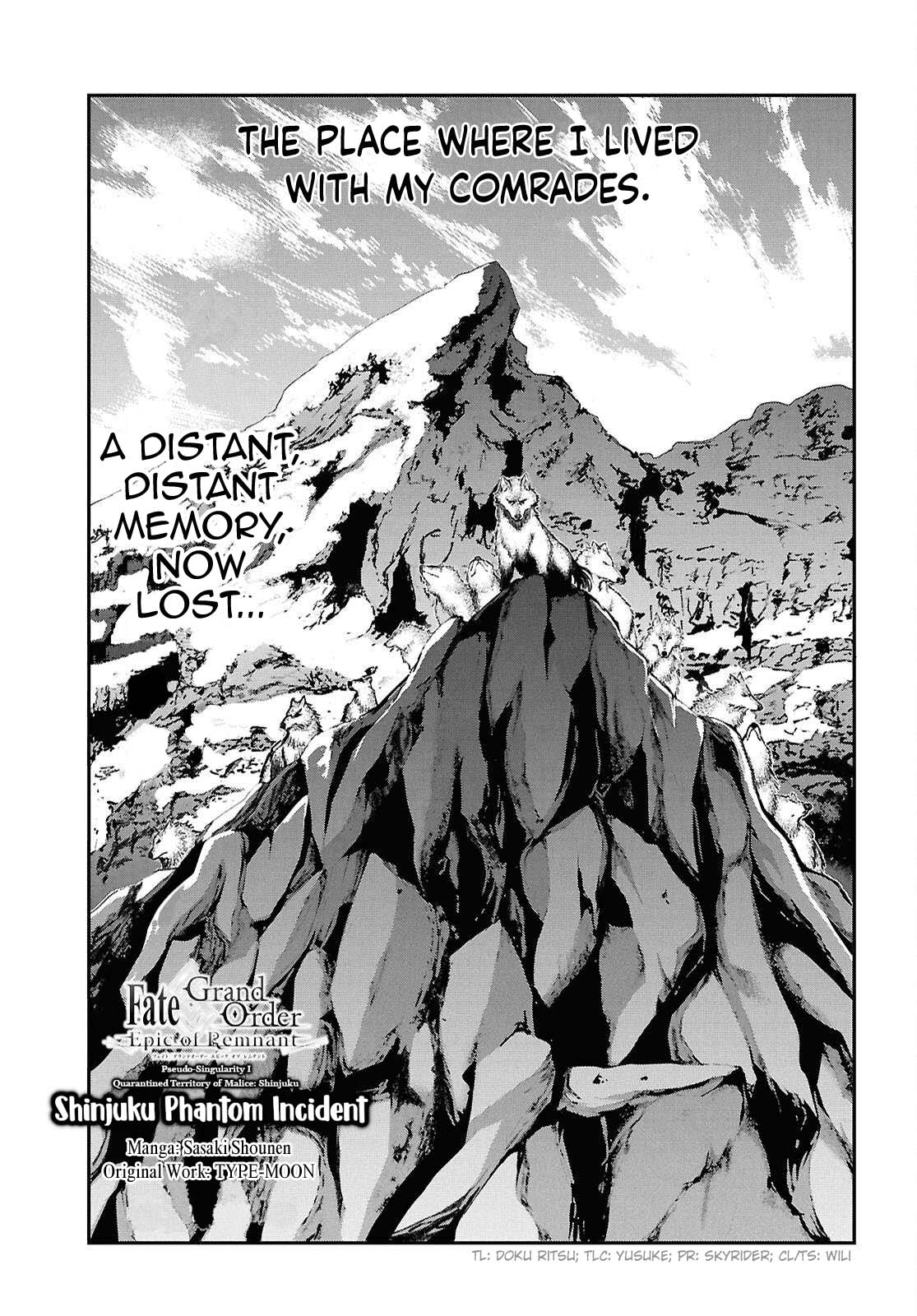 Fate/Grand Order: Epic of Remnant - Pseudo-Singularity I: Quarantined Territory of Malice, Shinjuku - Shinjuku Phantom Incident Chapter 26 page 2 - Chapter 26