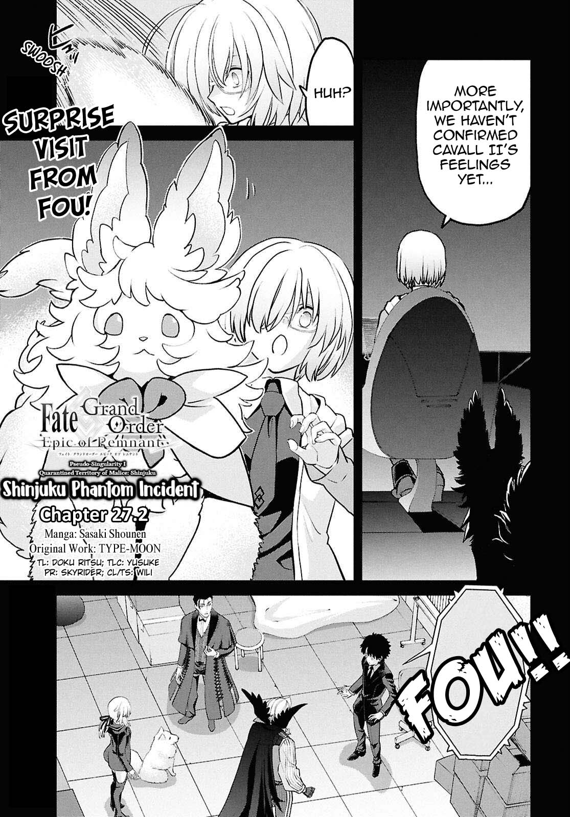 Fate/Grand Order: Epic of Remnant - Pseudo-Singularity I: Quarantined Territory of Malice, Shinjuku - Shinjuku Phantom Incident Chapter 27 page 13 - Chapter 27