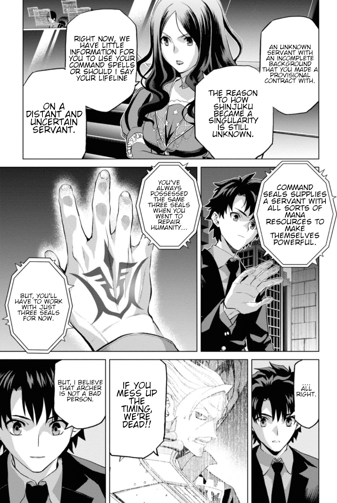 Fate/Grand Order: Epic of Remnant - Pseudo-Singularity I: Quarantined Territory of Malice, Shinjuku - Shinjuku Phantom Incident Chapter 4.1 page 12 - Chapter 4.1
