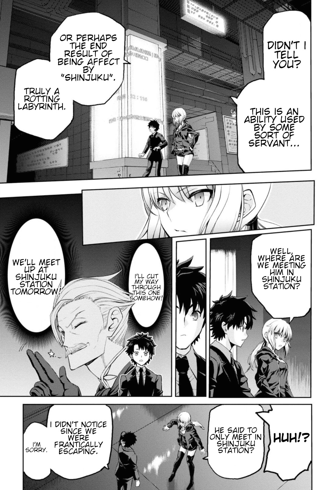 Fate/Grand Order: Epic of Remnant - Pseudo-Singularity I: Quarantined Territory of Malice, Shinjuku - Shinjuku Phantom Incident Chapter 5.4 page 4 - Chapter 5.4