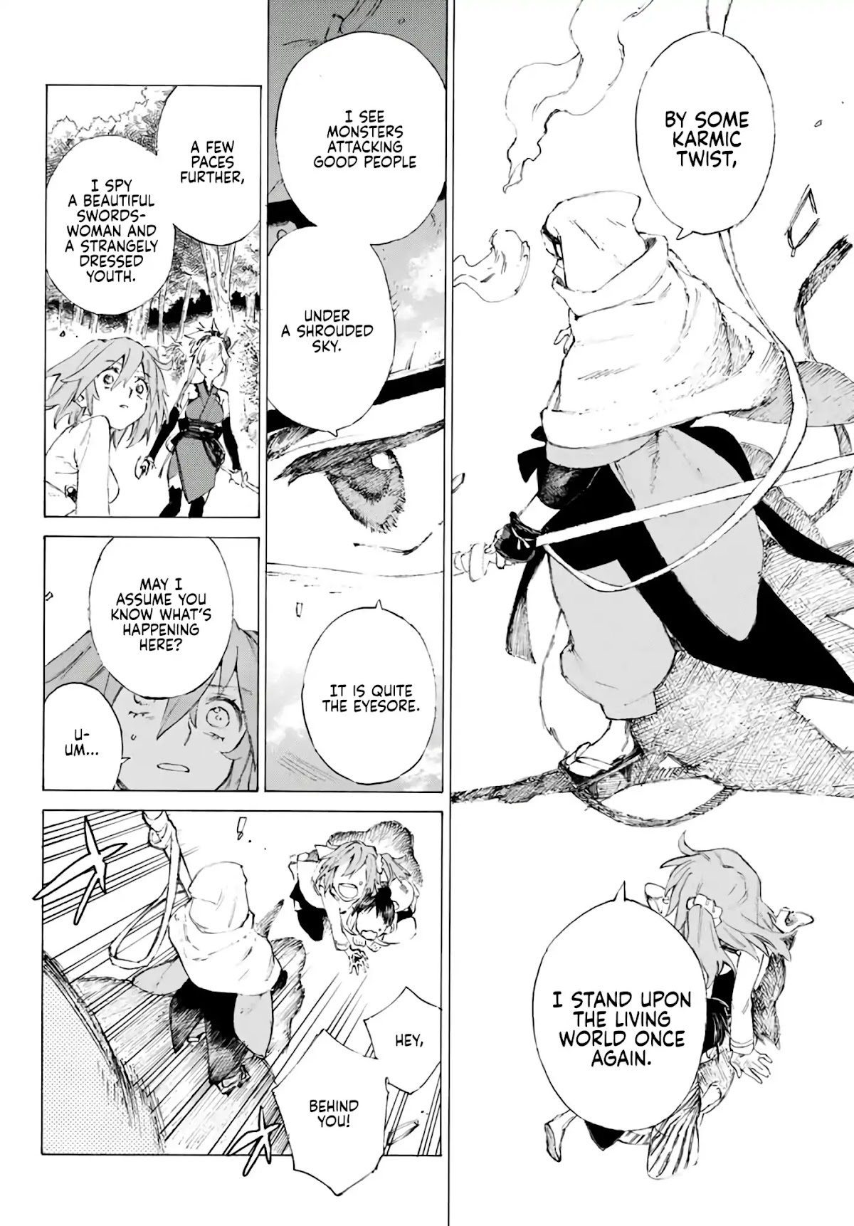 Fate/Grand Order: Epic of Remnant - Seven Duels of Swordsmasters Chapter 1 page 39 - Chapter 1: Thou, Who Passest Death's Door