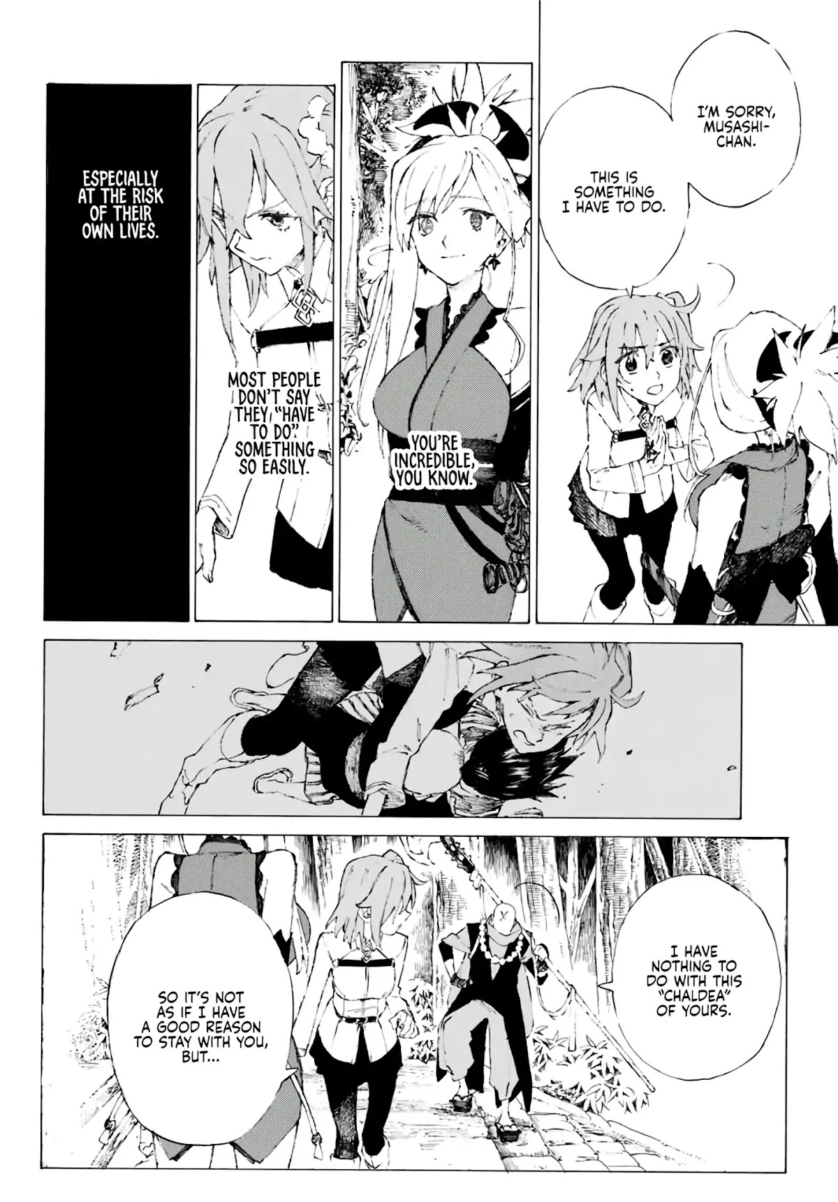 Fate/Grand Order: Epic of Remnant - Seven Duels of Swordsmasters Chapter 1 page 51 - Chapter 1: Thou, Who Passest Death's Door