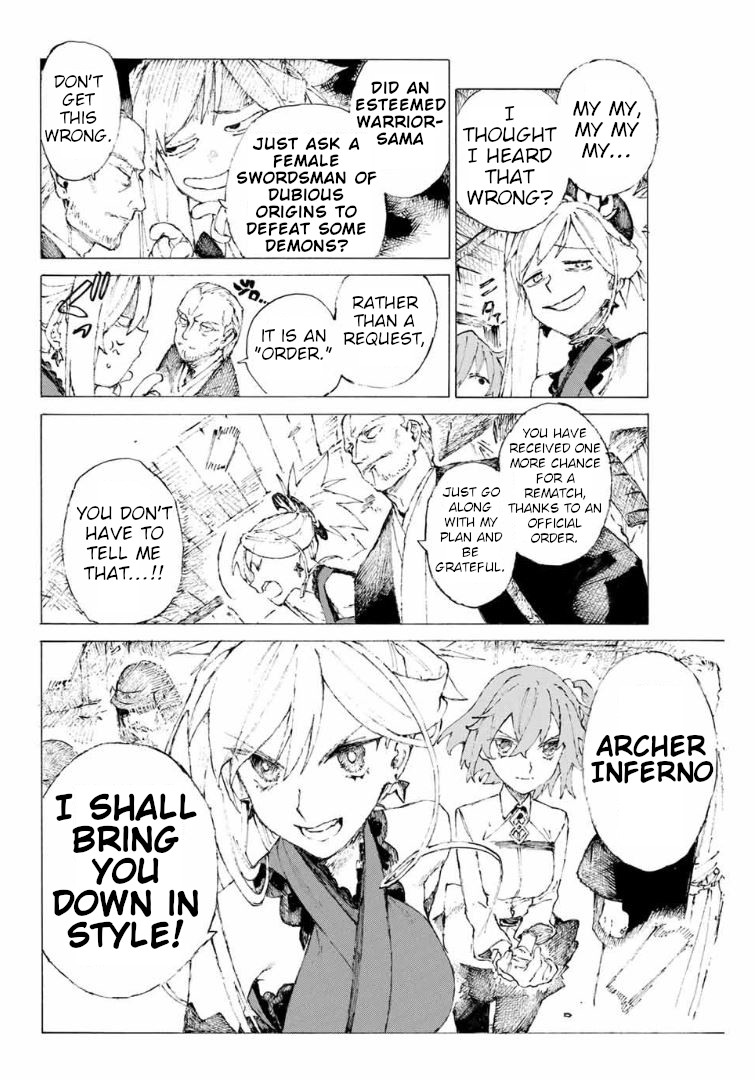 Fate/Grand Order: Epic of Remnant - Seven Duels of Swordsmasters Chapter 14 page 16 - Chapter 14: The Wildfire Approaches (Bottom)