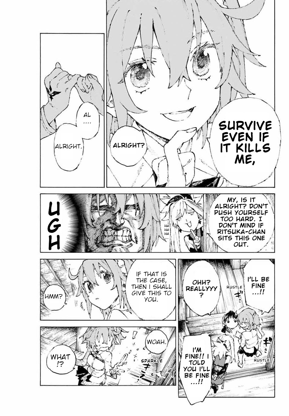 Fate/Grand Order: Epic of Remnant - Seven Duels of Swordsmasters Chapter 20 page 6 - Chapter 20: The Concealed Woman (Bottom)