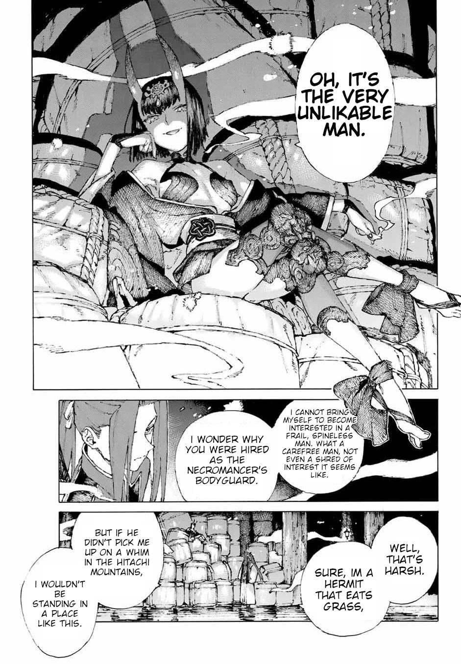 Fate/Grand Order: Epic of Remnant - Seven Duels of Swordsmasters Chapter 22 page 3 - Chapter 22: Will the Oni Live or Will the Snake Live