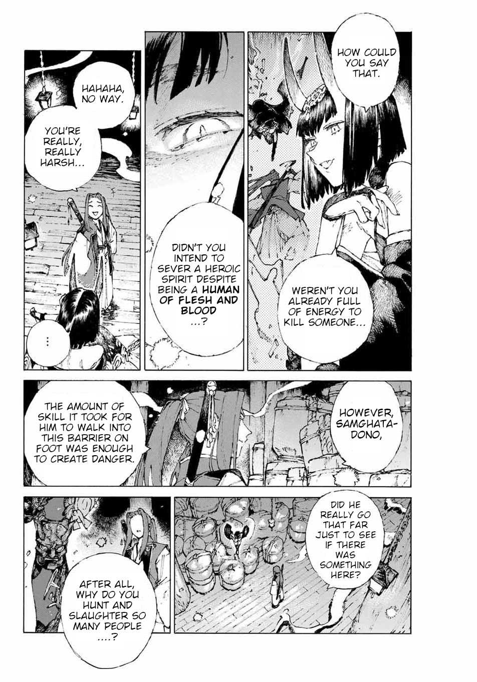 Fate/Grand Order: Epic of Remnant - Seven Duels of Swordsmasters Chapter 22 page 4 - Chapter 22: Will the Oni Live or Will the Snake Live