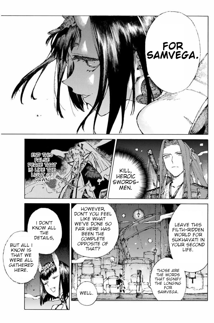 Fate/Grand Order: Epic of Remnant - Seven Duels of Swordsmasters Chapter 22 page 5 - Chapter 22: Will the Oni Live or Will the Snake Live