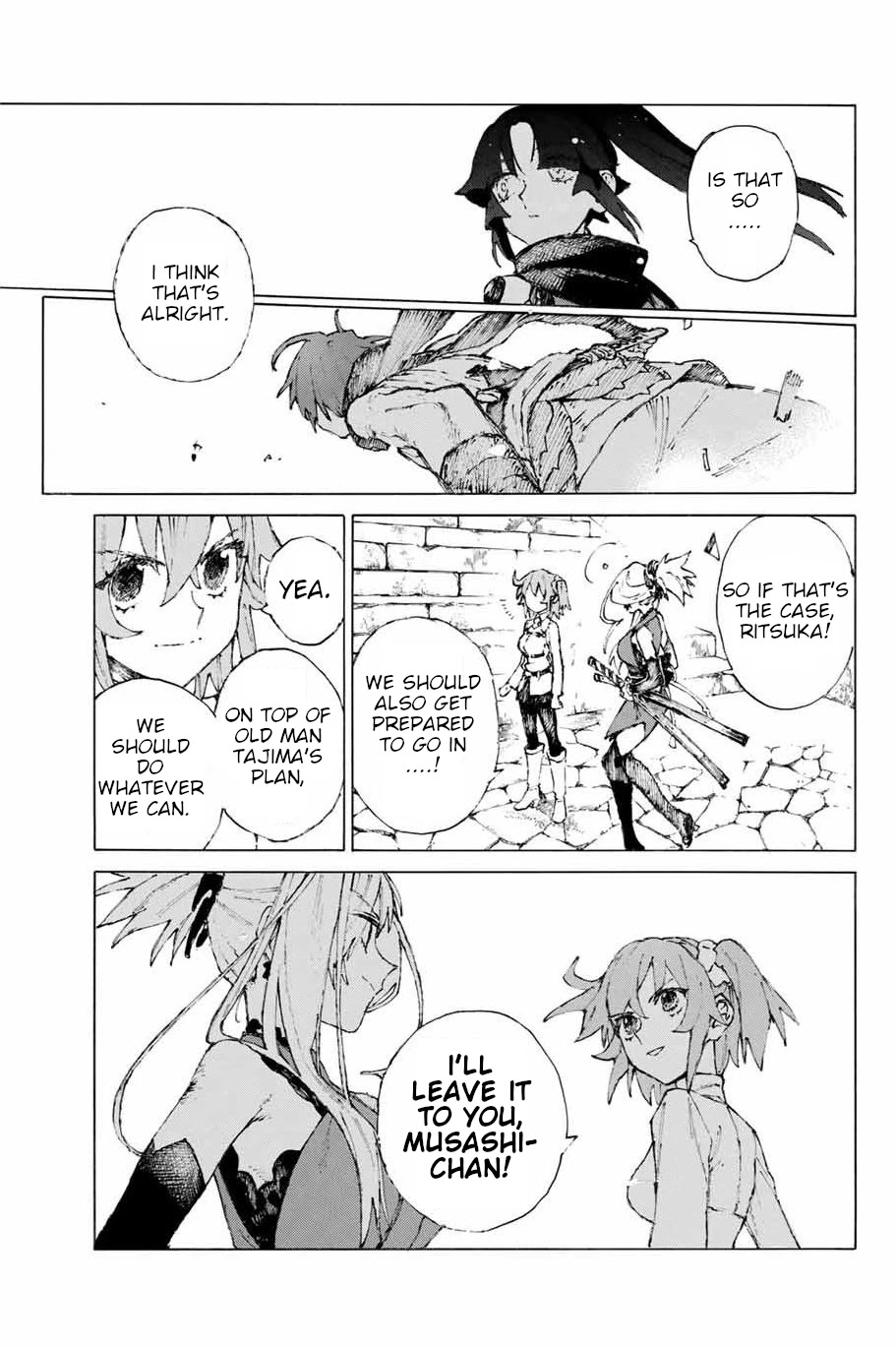 Fate/Grand Order: Epic of Remnant - Seven Duels of Swordsmasters Chapter 23 page 13 - Chapter 23: The Third Match (Beginning)