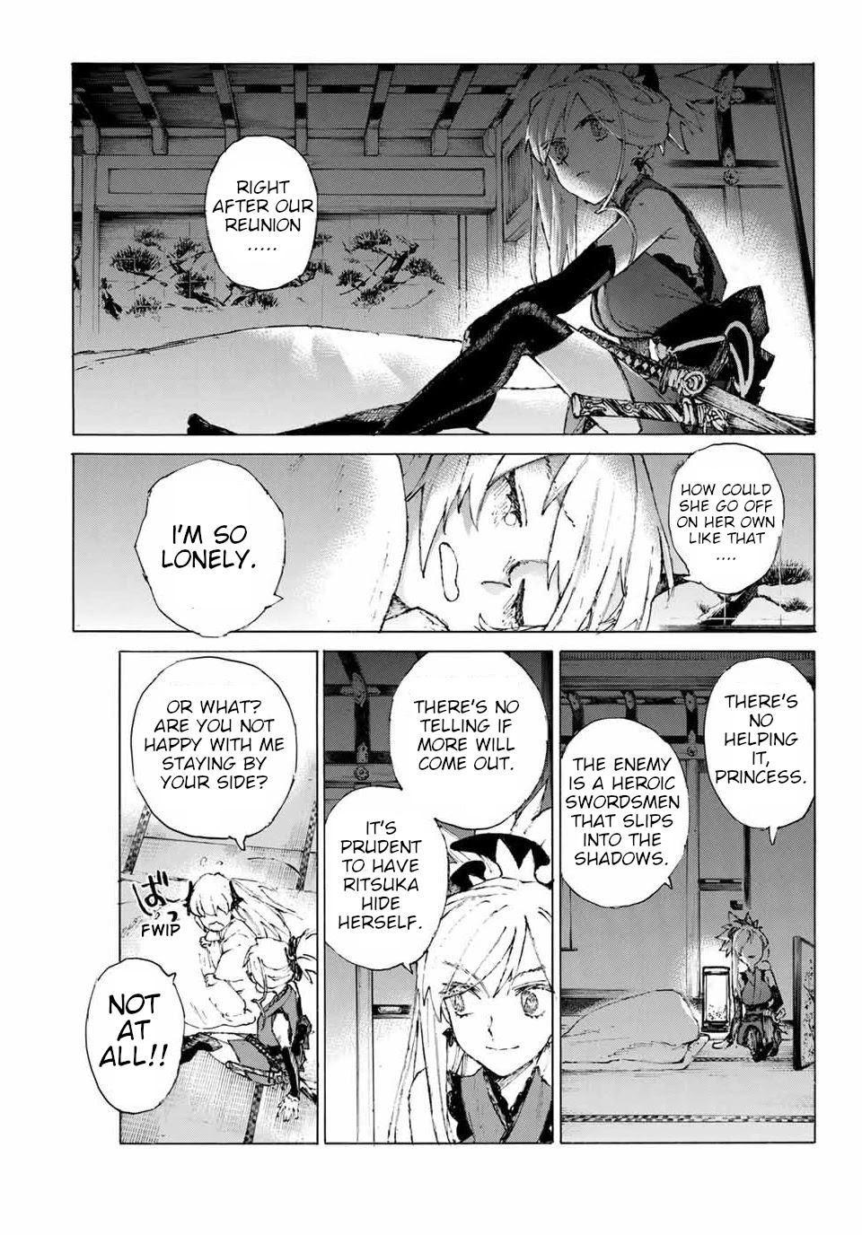 Fate/Grand Order: Epic of Remnant - Seven Duels of Swordsmasters Chapter 23 page 15 - Chapter 23: The Third Match (Beginning)