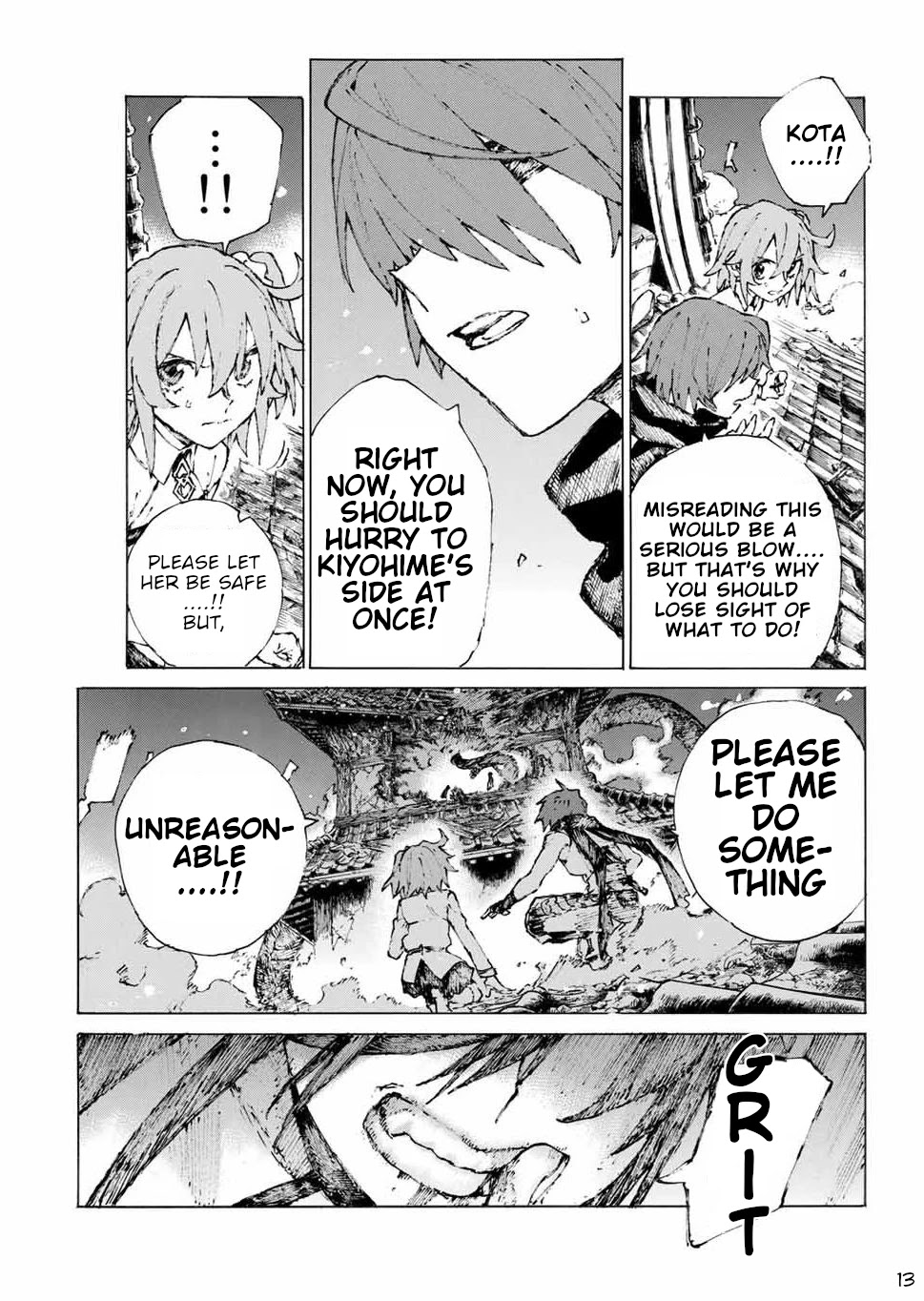 Fate/Grand Order: Epic of Remnant - Seven Duels of Swordsmasters Chapter 24 page 14 - Chapter 24: Third Match (End)