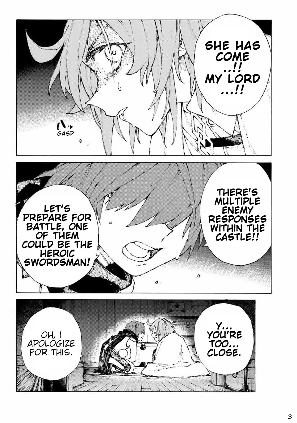 Fate/Grand Order: Epic of Remnant - Seven Duels of Swordsmasters Chapter 24 page 4 - Chapter 24: Third Match (End)