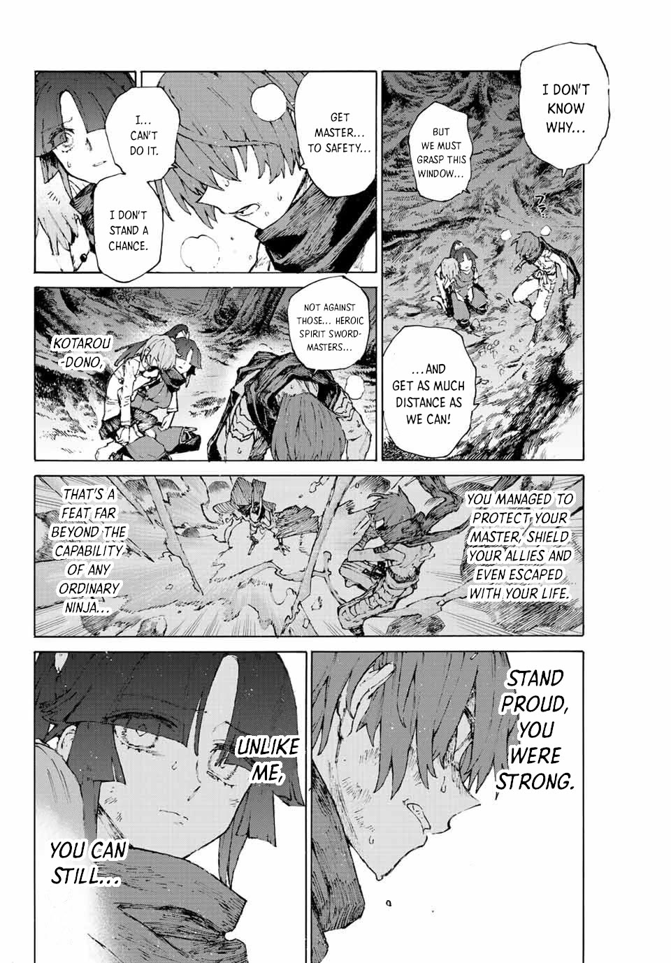 Fate/Grand Order: Epic of Remnant - Seven Duels of Swordsmasters Chapter 37.2 page 13 - Chapter 37.2: The Fleeing Flames (Part 2)