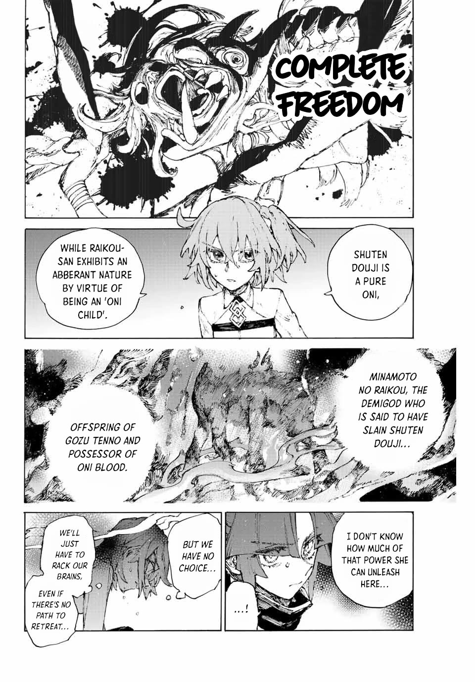 Fate/Grand Order: Epic of Remnant - Seven Duels of Swordsmasters Chapter 38 page 14 - Chapter 38: In the Absence of the Oni