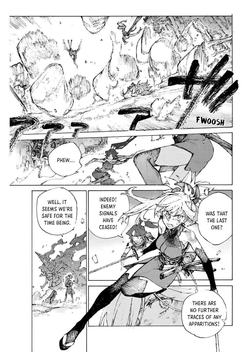 Fate/Grand Order: Epic of Remnant - Seven Duels of Swordsmasters Chapter 38 page 3 - Chapter 38: In the Absence of the Oni