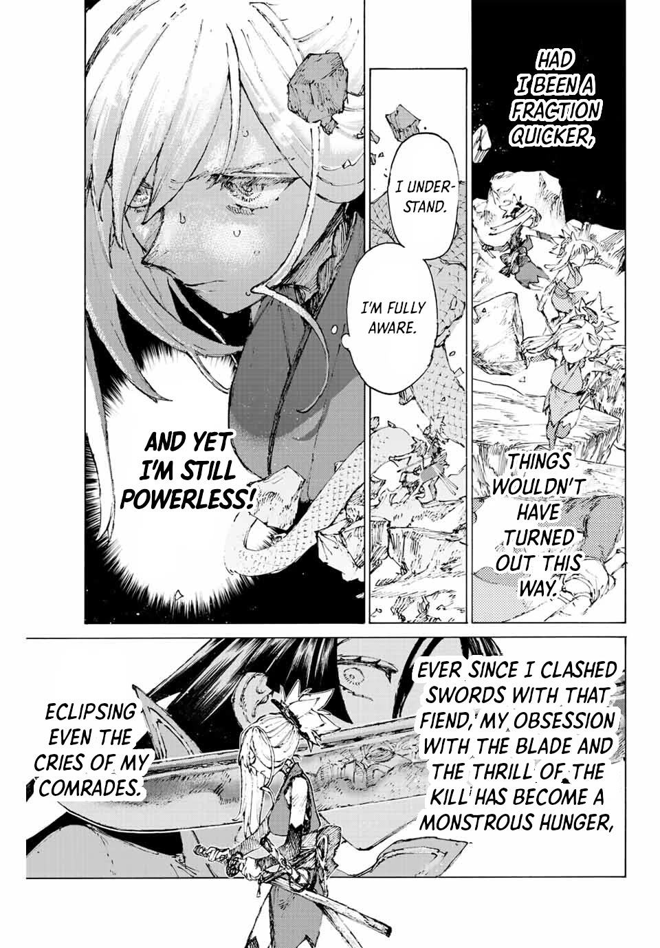 Fate/Grand Order: Epic of Remnant - Seven Duels of Swordsmasters Chapter 41 page 13 - Chapter 41: Sink or Swim