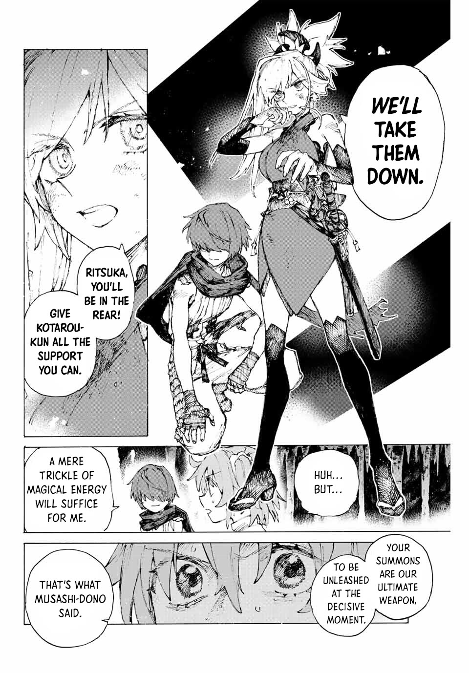 Fate/Grand Order: Epic of Remnant - Seven Duels of Swordsmasters Chapter 41 page 16 - Chapter 41: Sink or Swim
