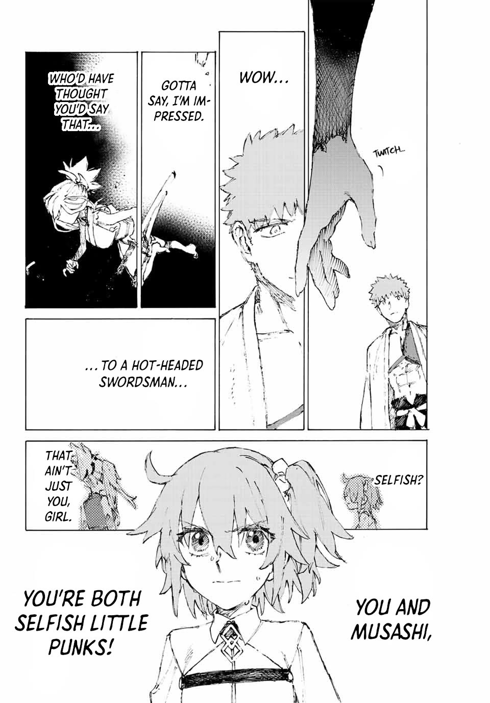 Fate/Grand Order: Epic of Remnant - Seven Duels of Swordsmasters Chapter 41 page 22 - Chapter 41: Sink or Swim