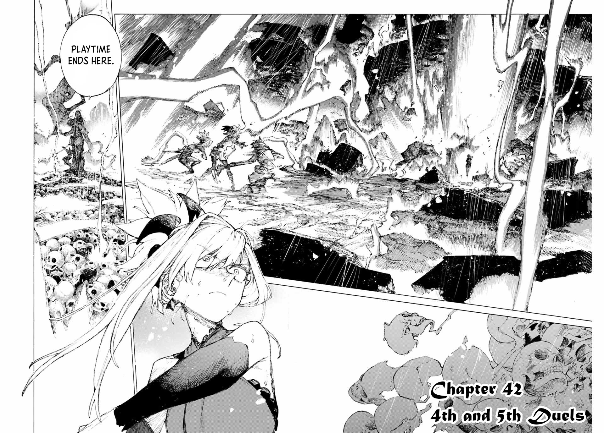 Fate/Grand Order: Epic of Remnant - Seven Duels of Swordsmasters Chapter 42 page 4 - Chapter 42: Fourth and Fifth Duels