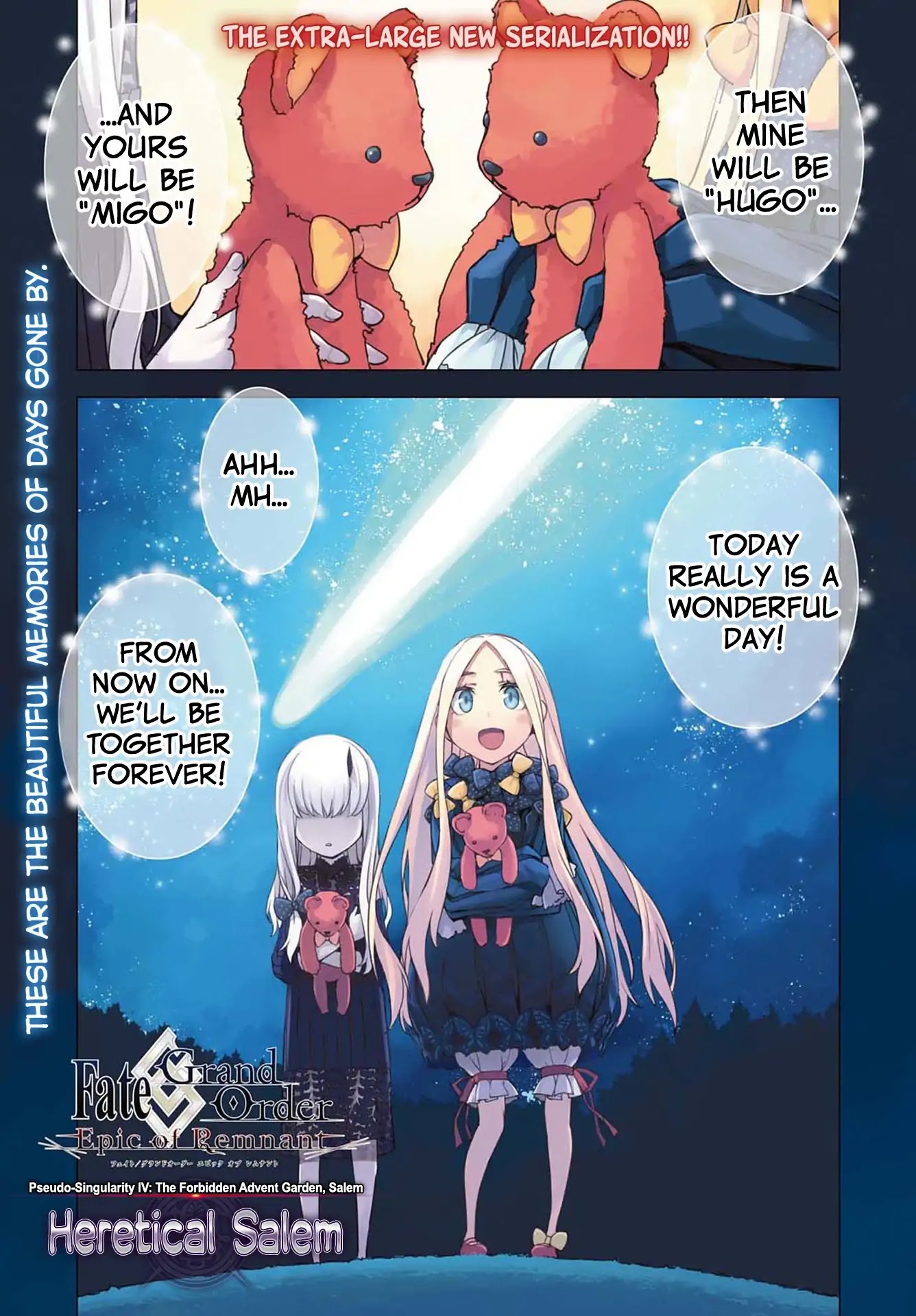 Fate/Grand Order: Epic of Remnant - Subspecies Singularity IV: Taboo Advent Salem: Salem of Heresy Chapter 1 page 1 - Chapter 1: Prologue