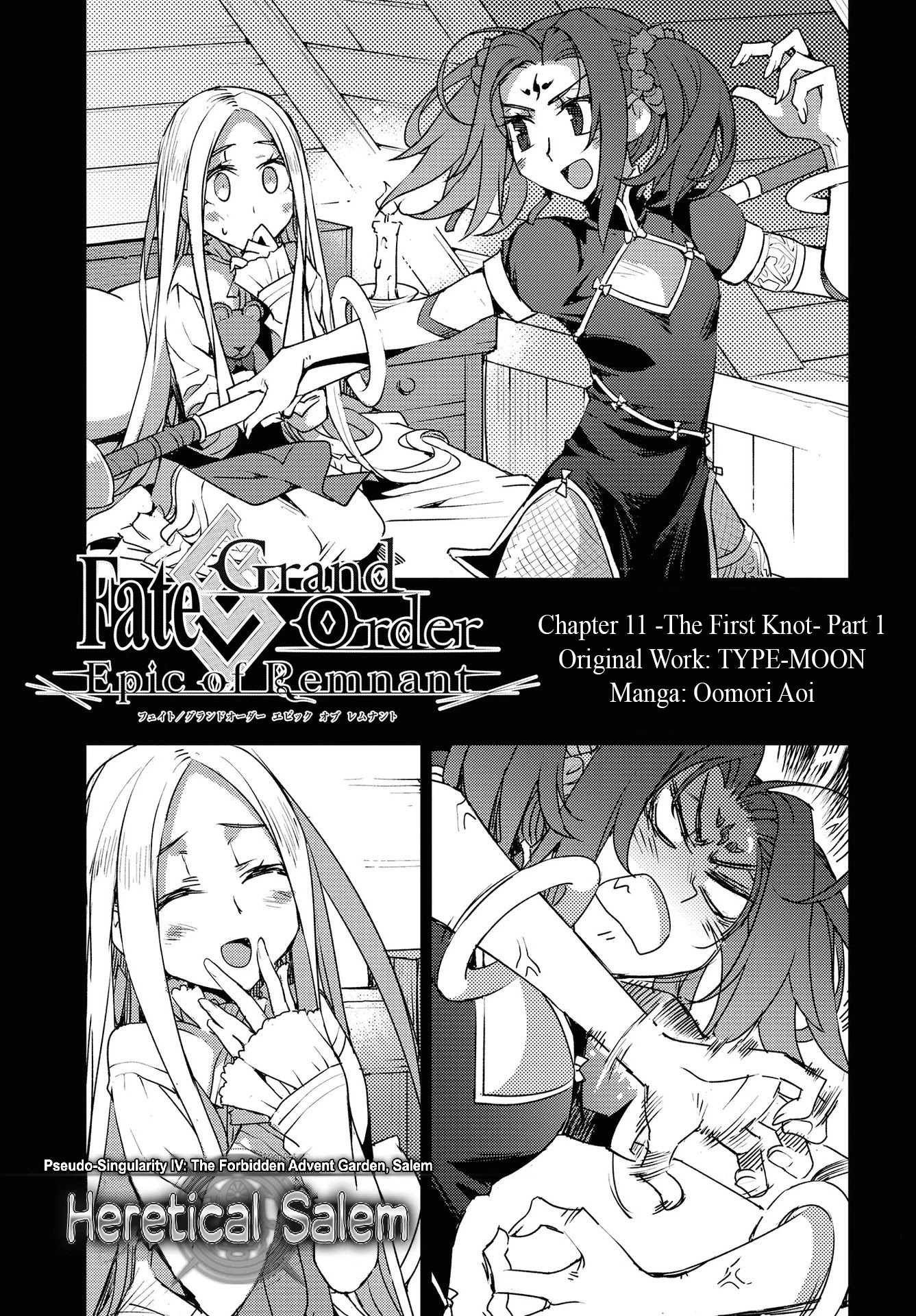Fate/Grand Order: Epic of Remnant - Subspecies Singularity IV: Taboo Advent Salem: Salem of Heresy Chapter 11 page 1 - Chapter 11: The First Knot 1