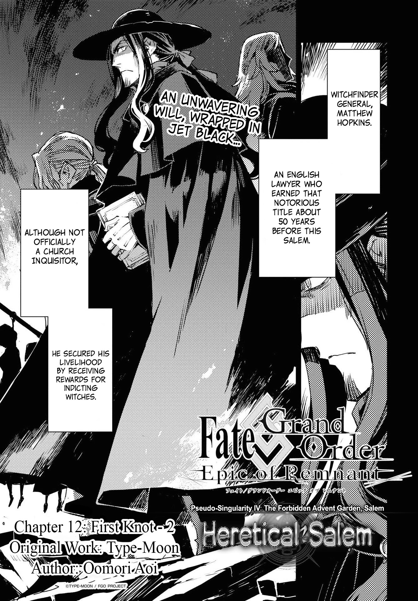 Fate/Grand Order: Epic of Remnant - Subspecies Singularity IV: Taboo Advent Salem: Salem of Heresy Chapter 12 page 1 - Chapter 12: The First Knot - 2