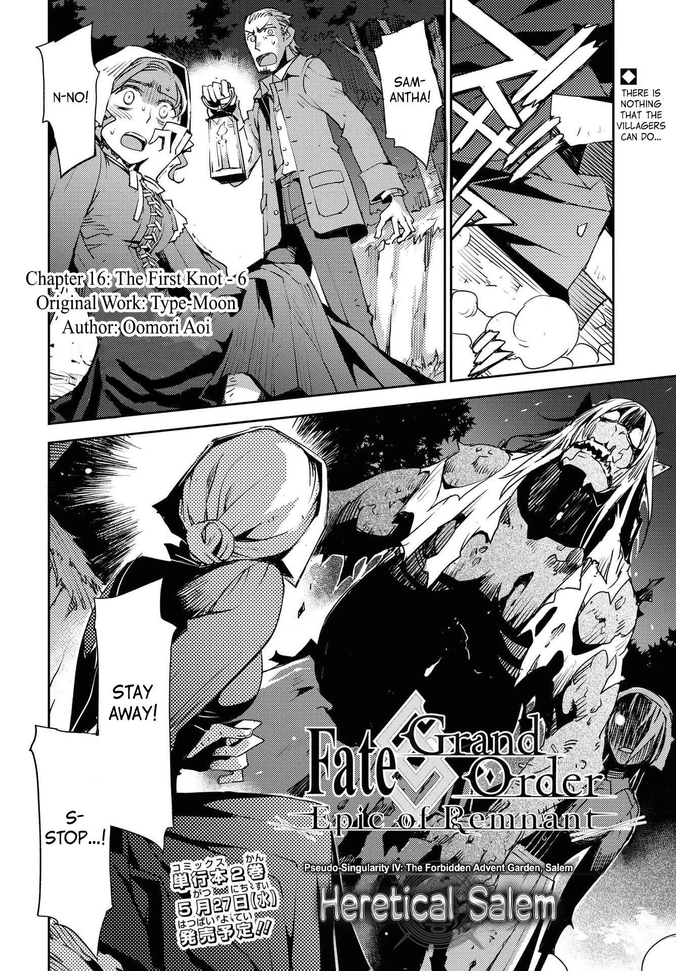 Fate/Grand Order: Epic of Remnant - Subspecies Singularity IV: Taboo Advent Salem: Salem of Heresy Chapter 16 page 2 - Chapter 16: The First Knot - 6