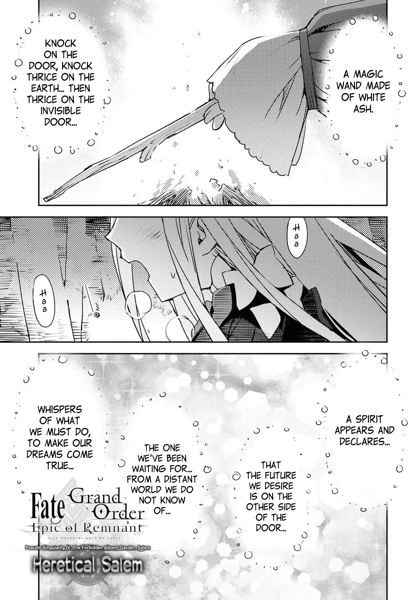 Fate/Grand Order: Epic of Remnant - Subspecies Singularity IV: Taboo Advent Salem: Salem of Heresy Chapter 2 page 1 - Chapter 2: Unknot: Before Dawn