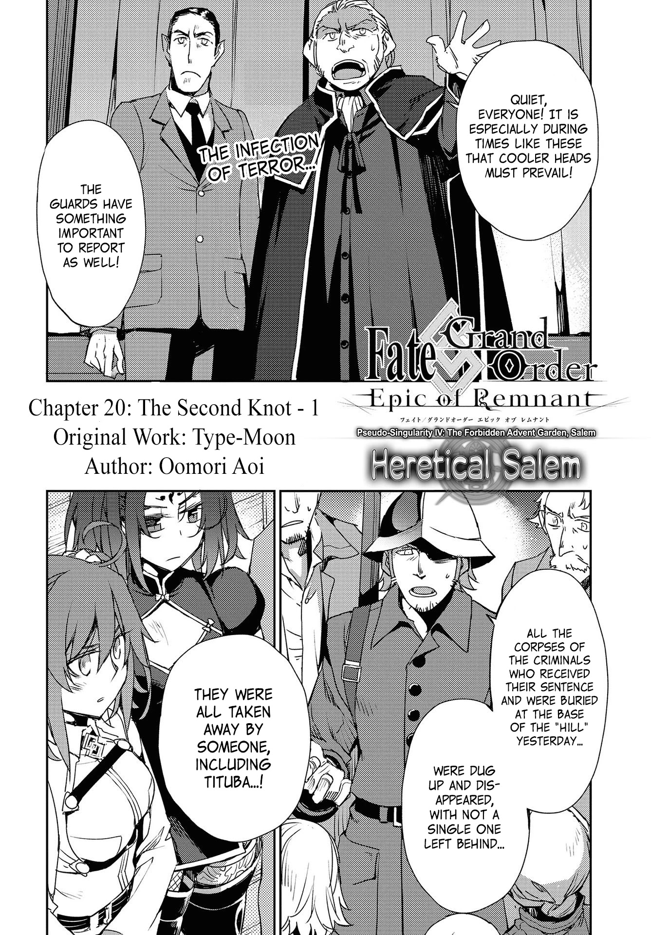 Fate/Grand Order: Epic of Remnant - Subspecies Singularity IV: Taboo Advent Salem: Salem of Heresy Chapter 20 page 4 - Chapter 20: The Second Knot -1
