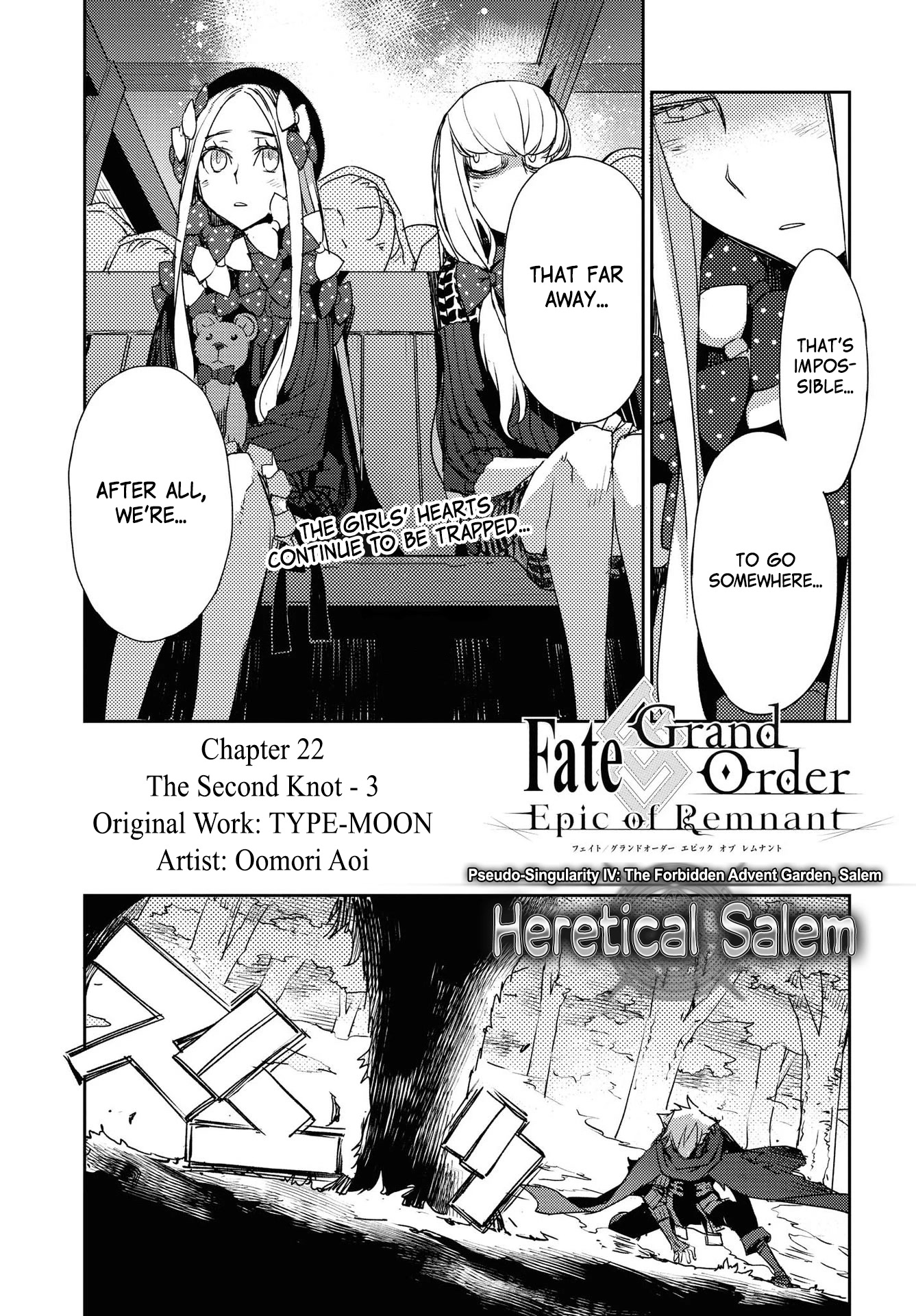 Fate/Grand Order: Epic of Remnant - Subspecies Singularity IV: Taboo Advent Salem: Salem of Heresy Chapter 22 page 3 - Chapter 22: The Second Knot - 3