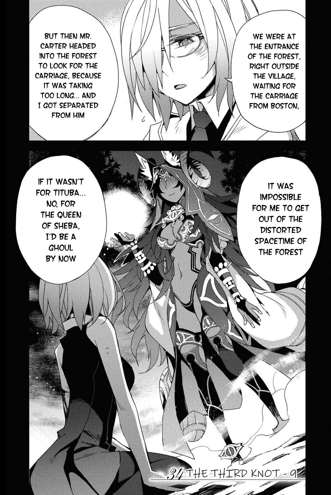 Fate/Grand Order: Epic of Remnant - Subspecies Singularity IV: Taboo Advent Salem: Salem of Heresy Chapter 34 page 2 - Chapter 34: The Third Knot - 9