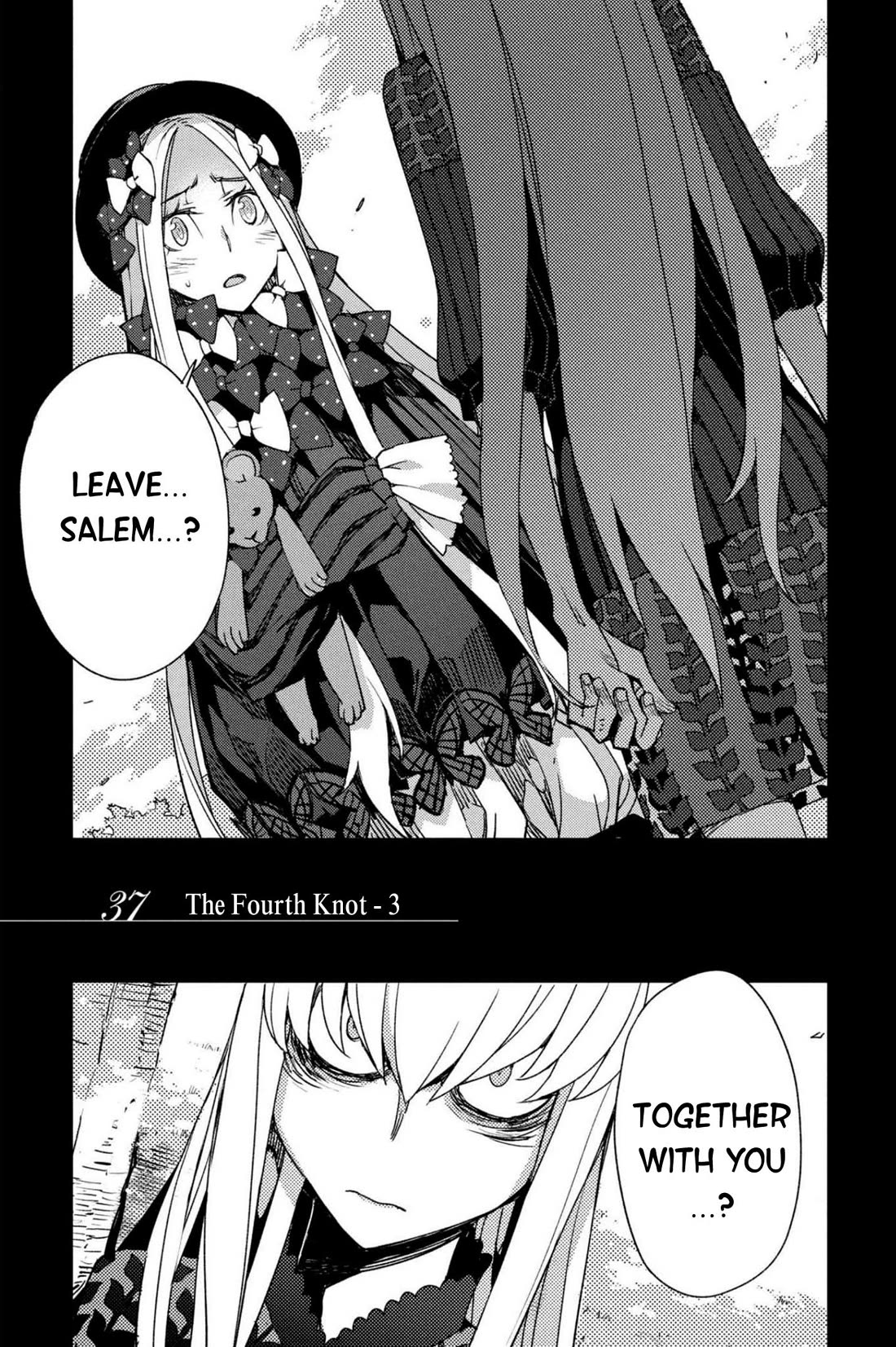 Fate/Grand Order: Epic of Remnant - Subspecies Singularity IV: Taboo Advent Salem: Salem of Heresy Chapter 37 page 1 - Chapter 37: The Fourth Knot - 3