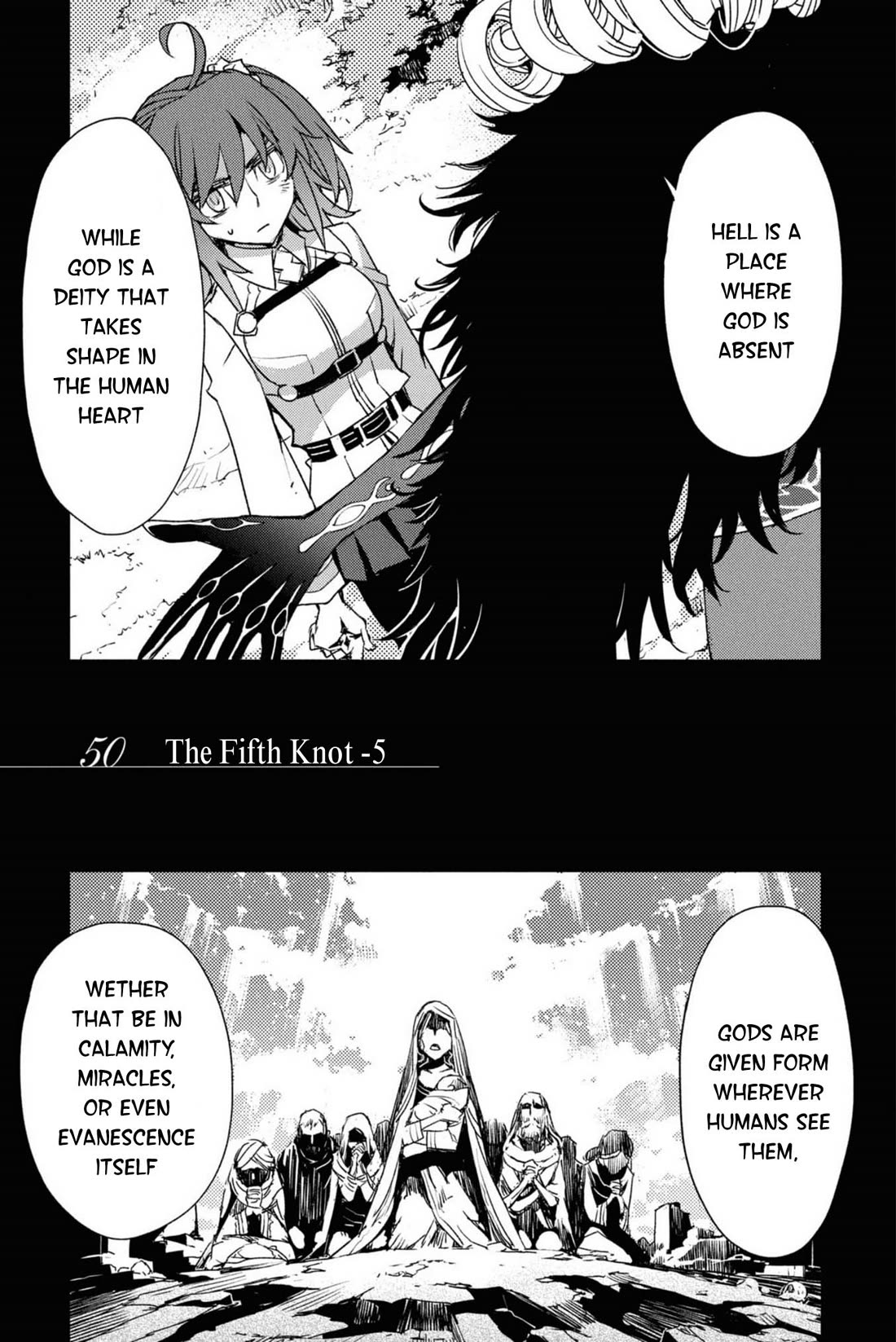 Fate/Grand Order: Epic of Remnant - Subspecies Singularity IV: Taboo Advent Salem: Salem of Heresy Chapter 50 page 1 - Chapter 50: The Fifth Knot - 5